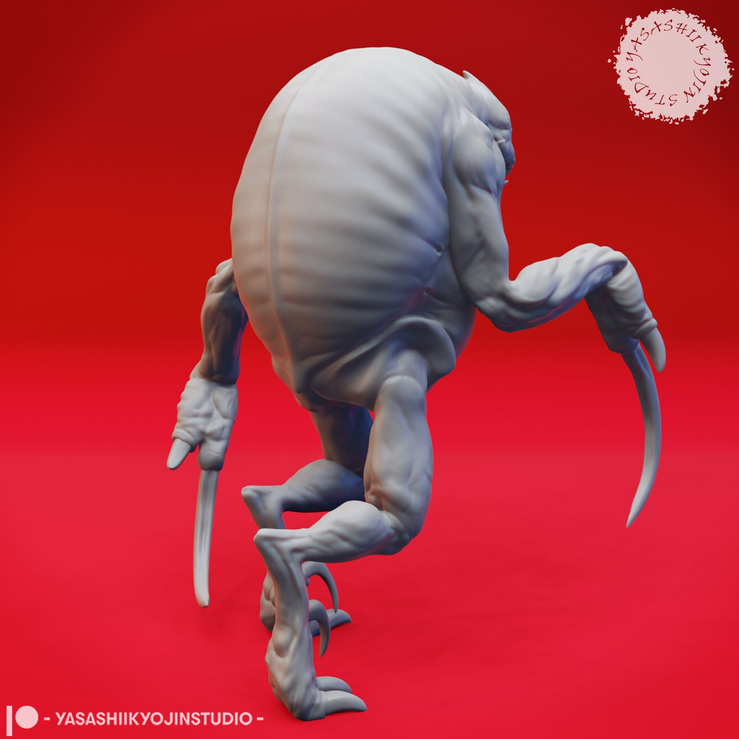 Ettercap - Hunter - 3D Printed Mini for Tabletop Gaming, Dungeons and Dragons, Pathfinder, Kings of War and other RPG's