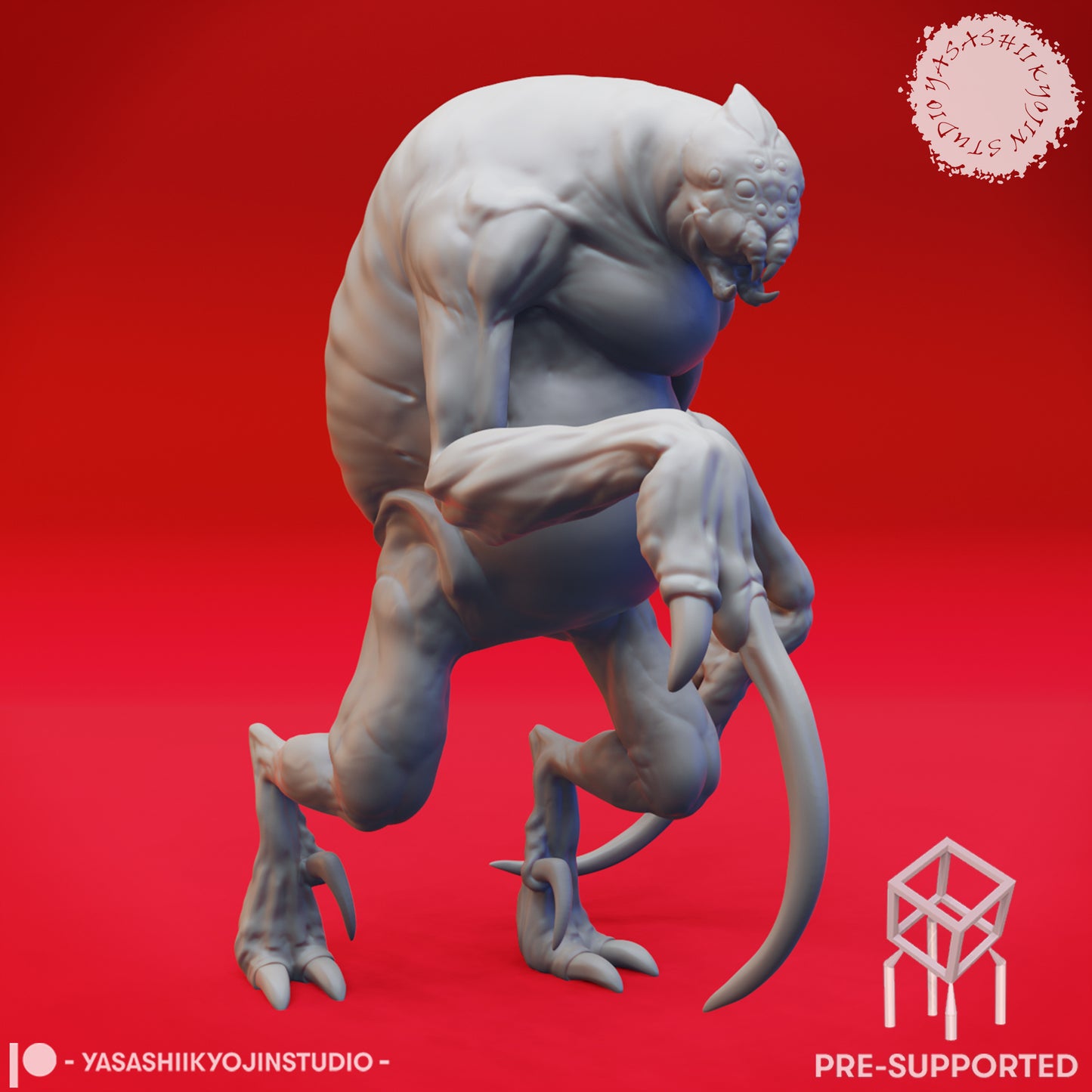 Ettercap - Hunter - Tabletop Miniature (Pre-Supported STL)
