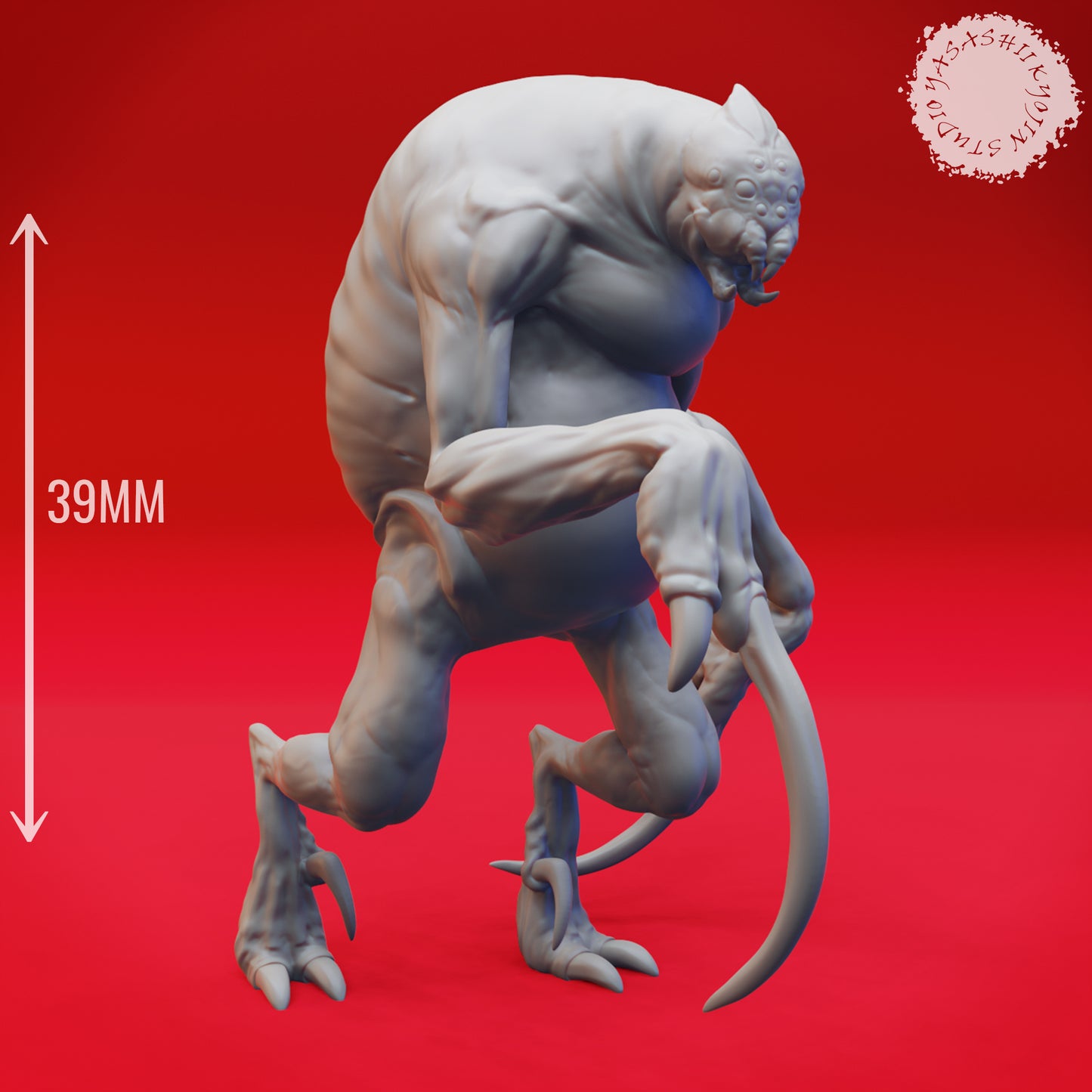 Ettercap - Hunter - 3D Printed Mini for Tabletop Gaming, Dungeons and Dragons, Pathfinder, Kings of War and other RPG's