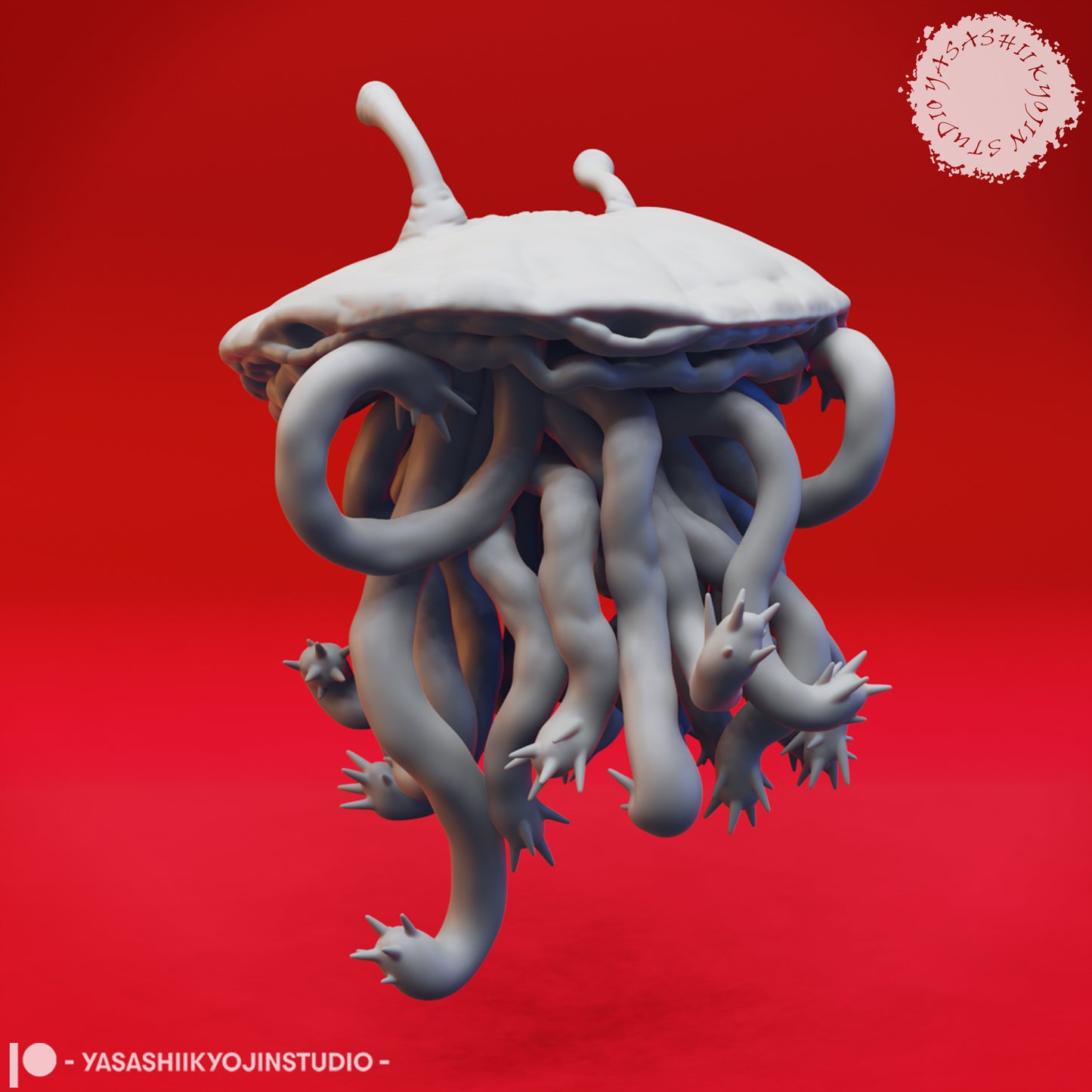 Flumph - 3D Printed Mini for Tabletop Gaming, Dungeons and Dragons, Pathfinder, Kings of War and other RPG's
