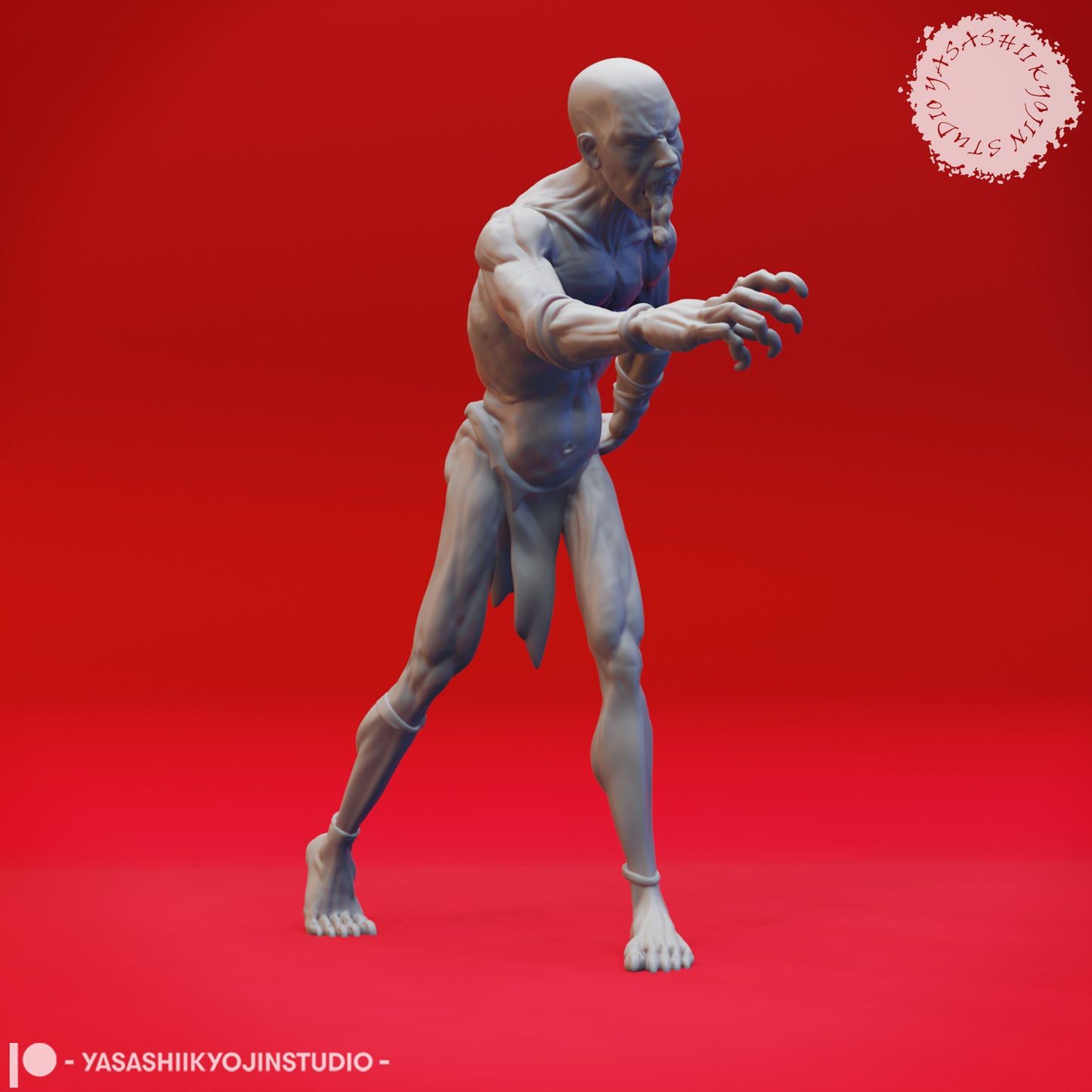 Ghoul - Reaching - Tabletop Miniature STL