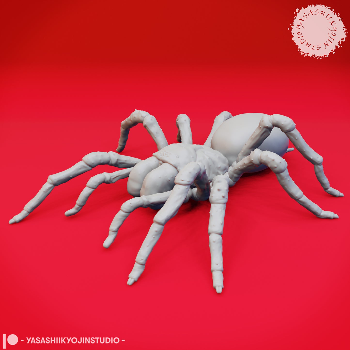 Giant Spider - 3D Printed Mini for Tabletop Gaming, Dungeons and Dragons, Pathfinder, Kings of War and other RPG's