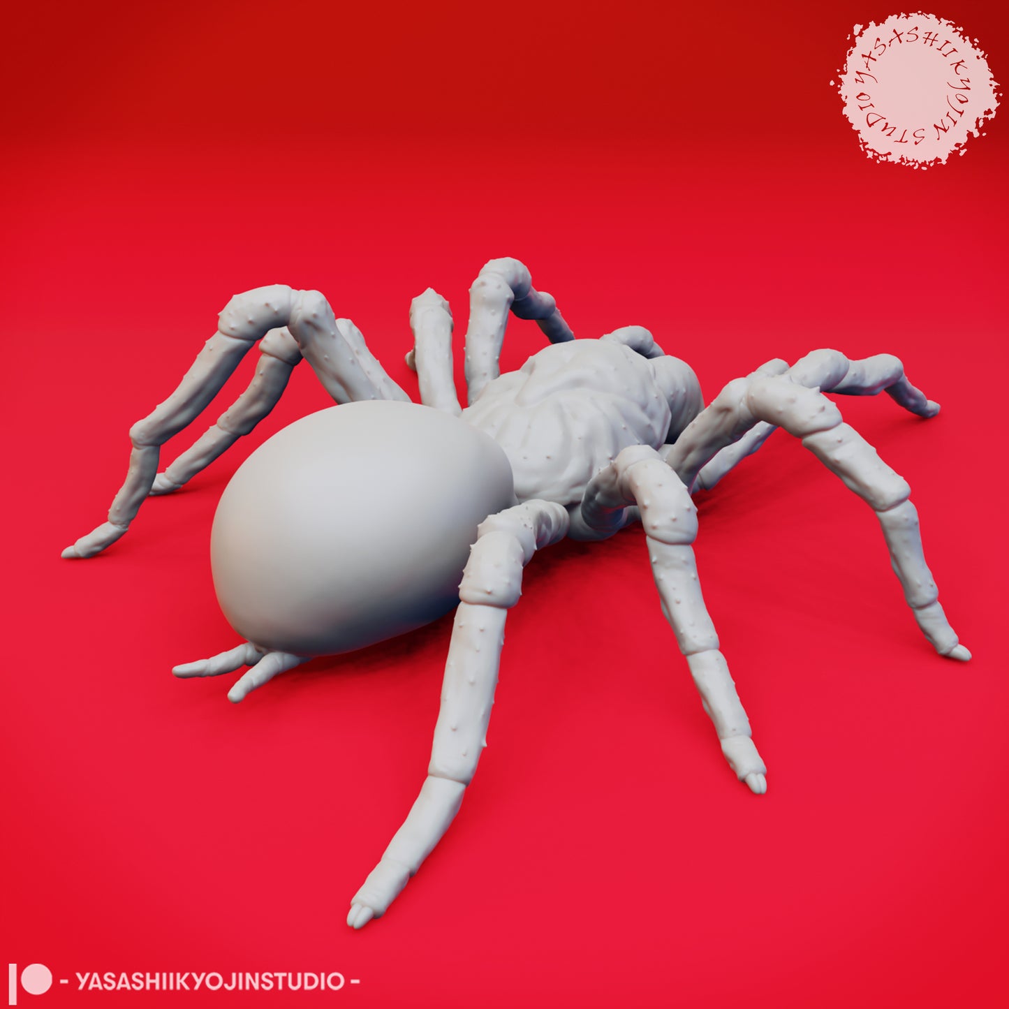 Giant Spider - 3D Printed Mini for Tabletop Gaming, Dungeons and Dragons, Pathfinder, Kings of War and other RPG's