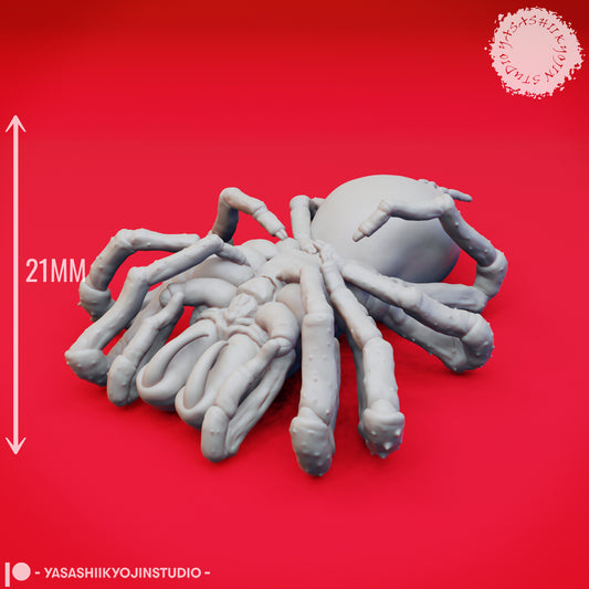 Giant Spider - Defeated - 3D Printed Mini for Tabletop Gaming, Dungeons and Dragons, Pathfinder, Kings of War and other RPG's