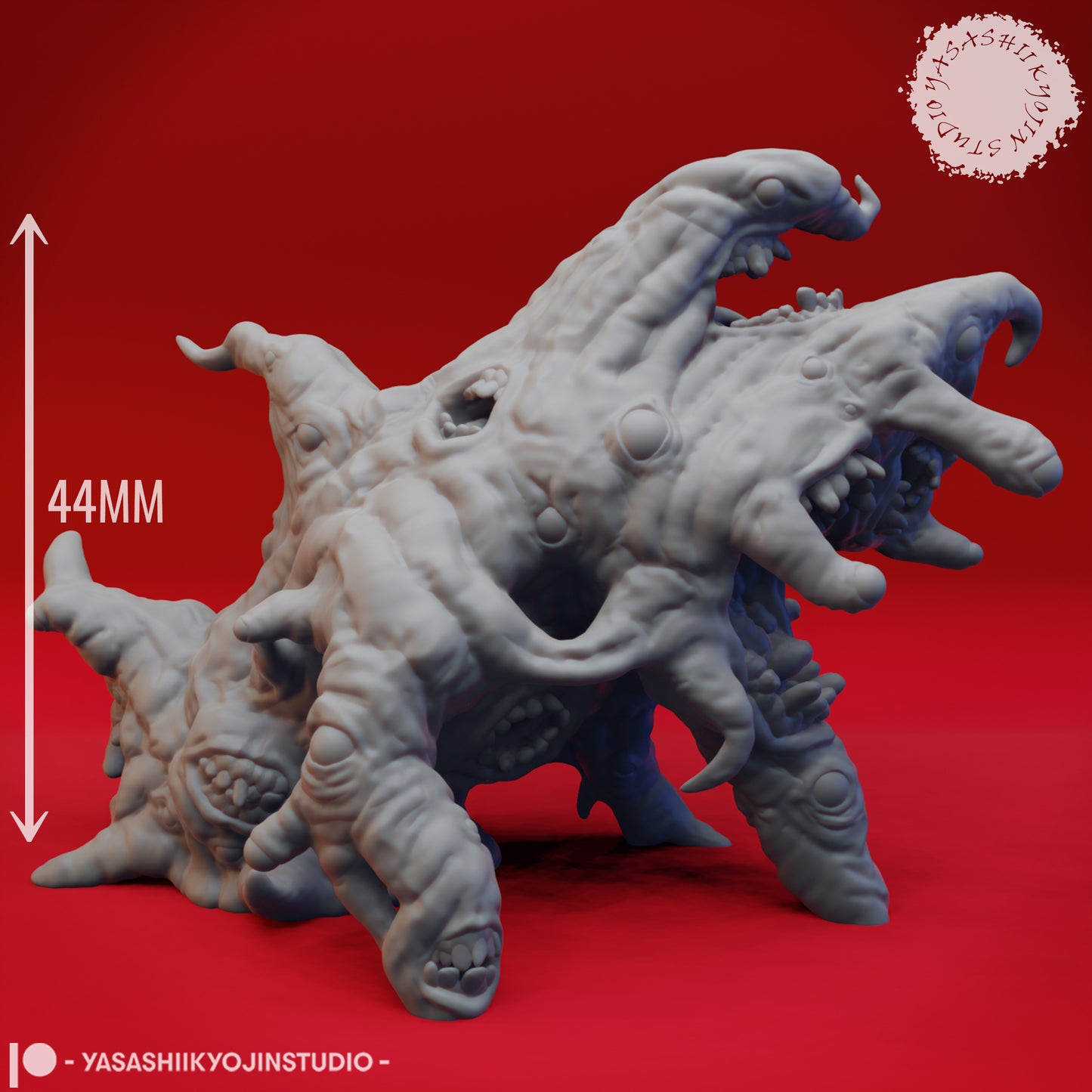 Gibbering Mouther - 3D Printed Mini for Tabletop Gaming, Dungeons and Dragons, Pathfinder, Kings of War and other RPG's