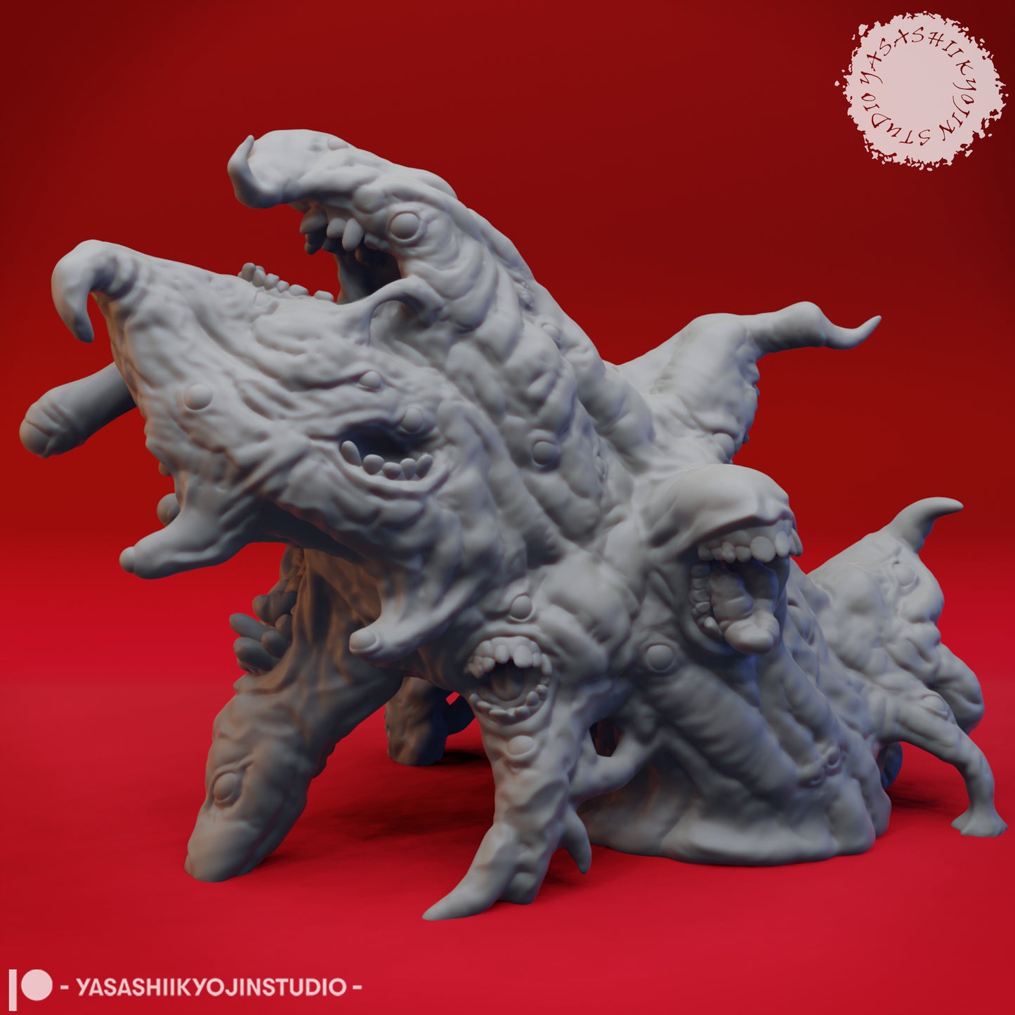 Gibbering Mouther - 3D Printed Mini for Tabletop Gaming, Dungeons and Dragons, Pathfinder, Kings of War and other RPG's