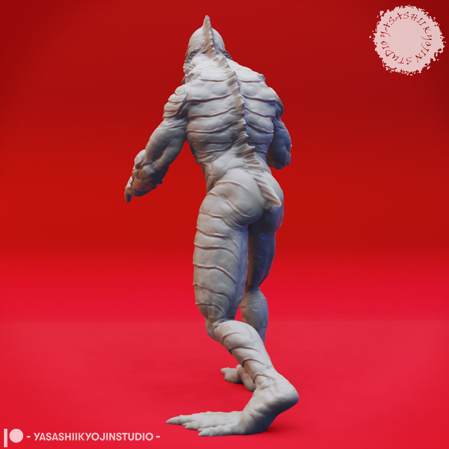 Gill-man - 3D Printed Mini for Tabletop Gaming, Dungeons and Dragons, Pathfinder, Kings of War and other RPG's