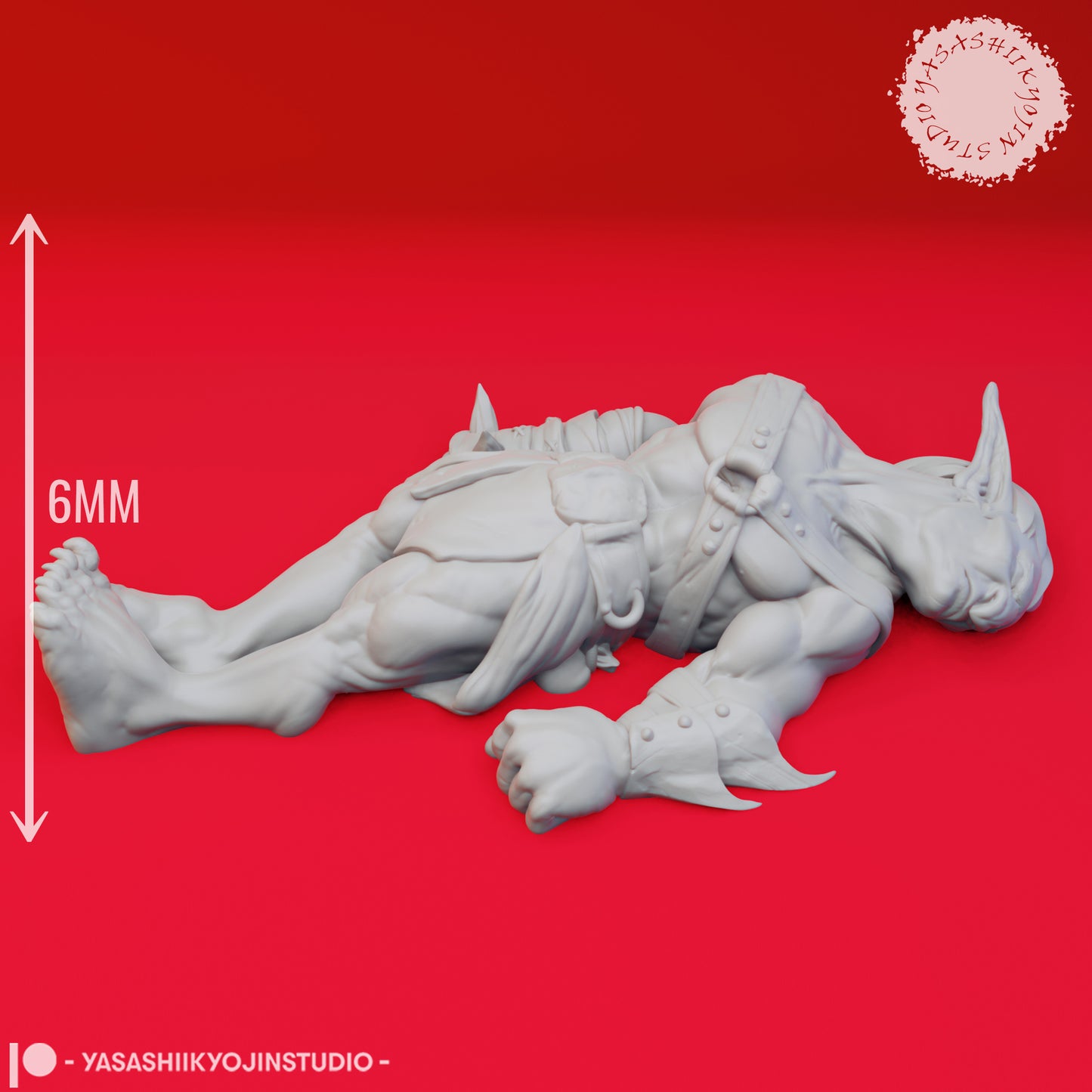 Goblin - Defeated - Tabletop MIniature (Pre-Supported STL)