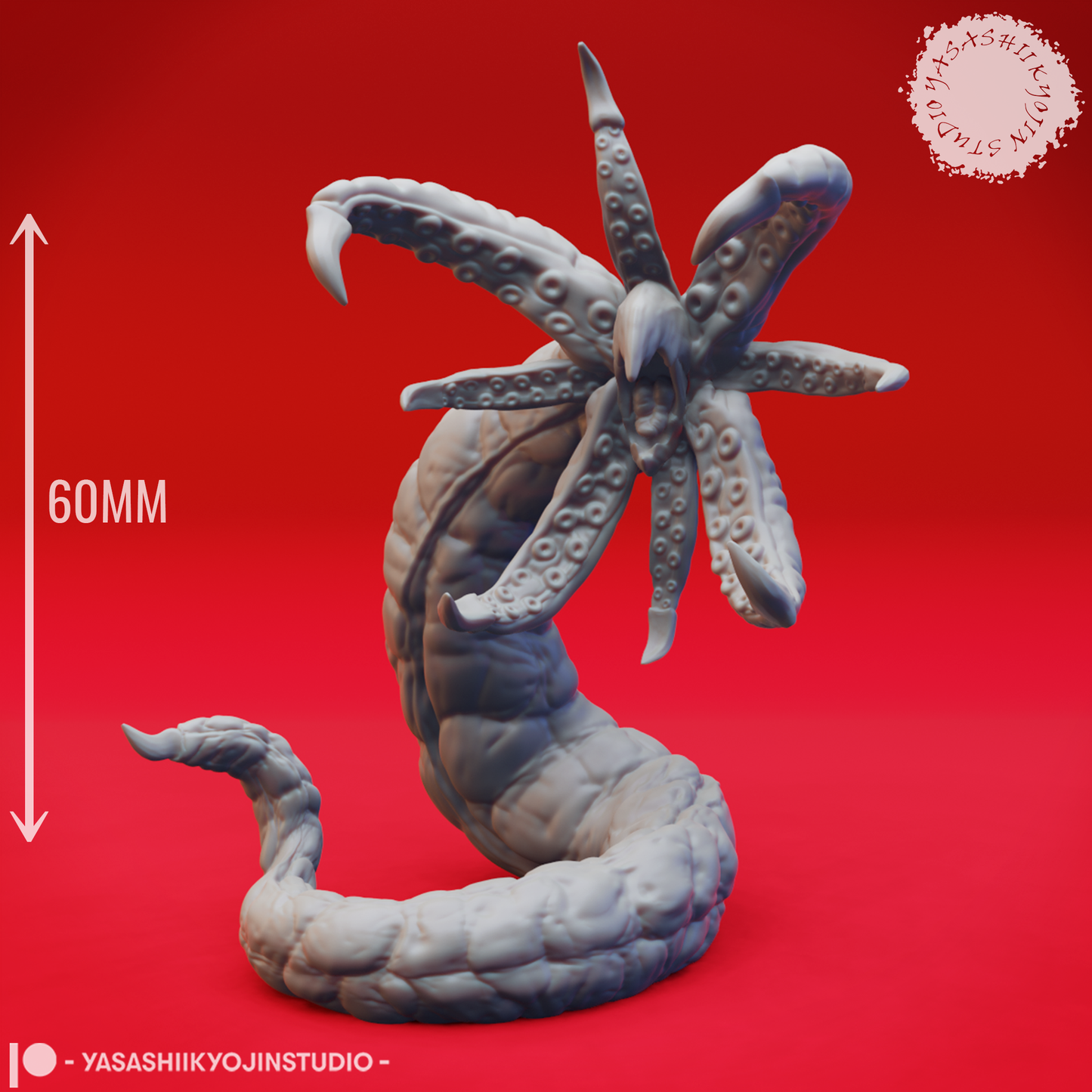 Grick Alpha - Tabletop Miniature (Pre-Supported STL)