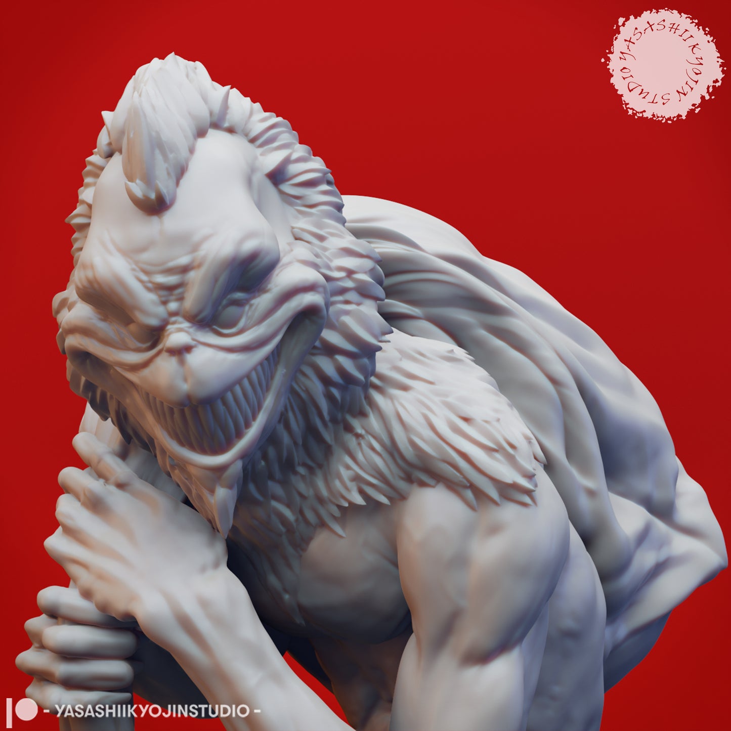 Grinch - 3D Printed Mini for Tabletop Gaming, Dungeons and Dragons, Pathfinder, Kings of War and other RPG's