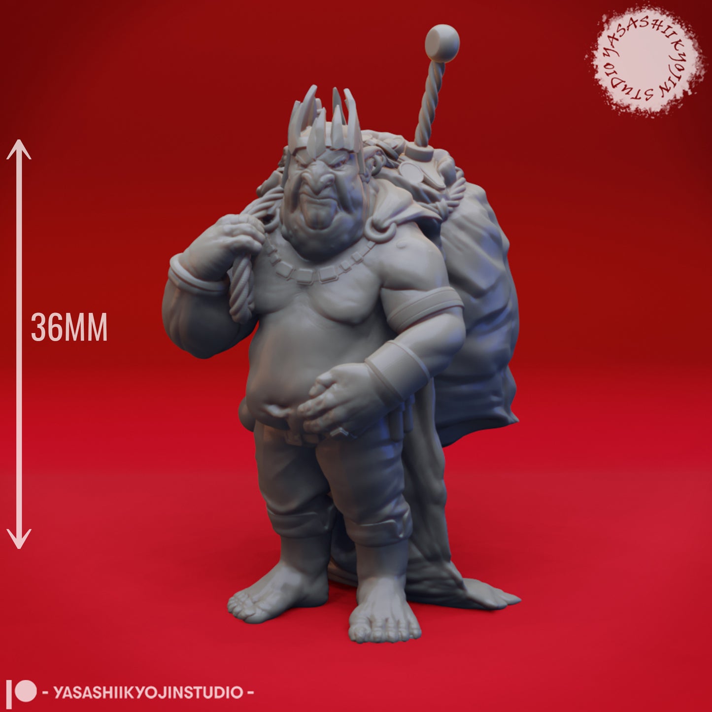 Grinkle the Goblin King - Tabletop Miniature STL