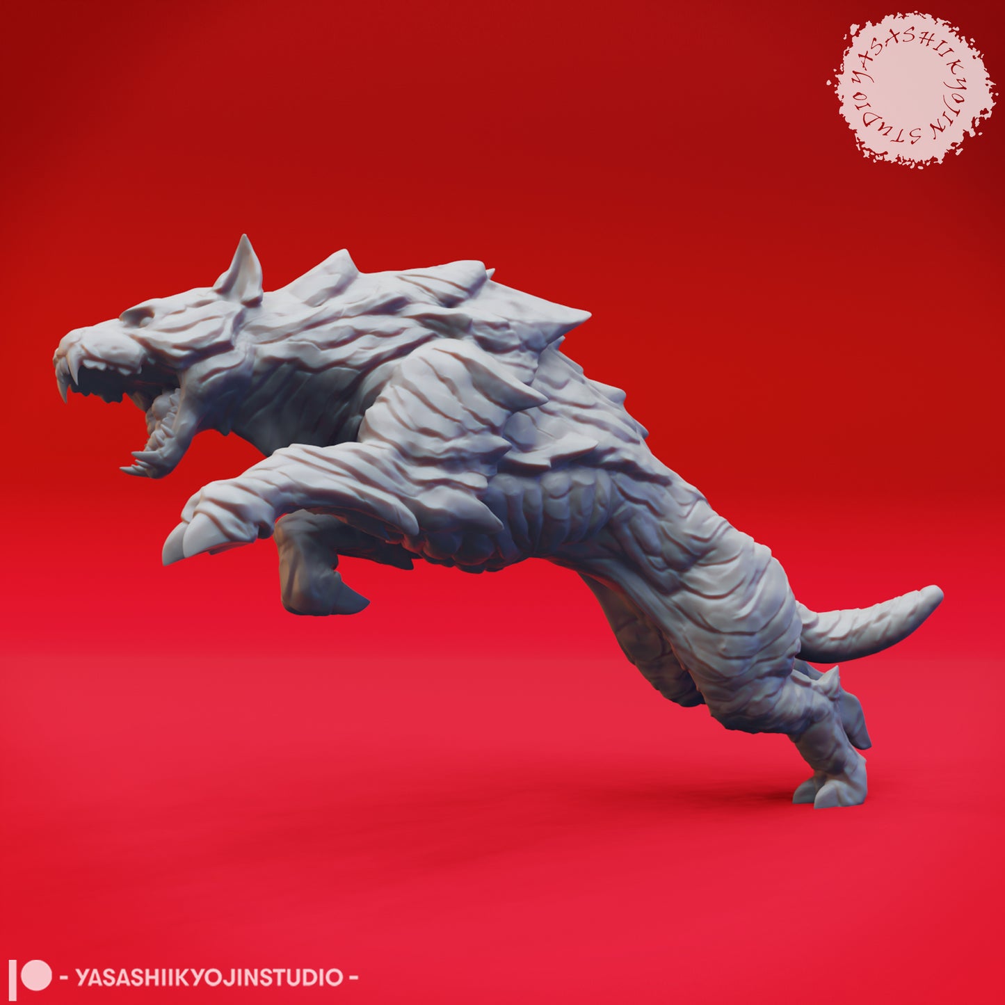 Hellhound Pack - Bundle - 3D Printed Minis for Tabletop Gaming, Dungeons and Dragons, Pathfinder, Kings of War and other RPG's