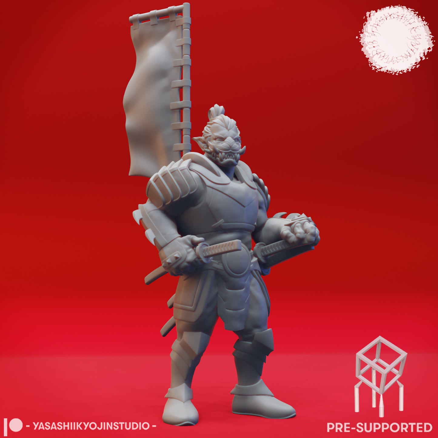 Hobgoblin - Captain - Tabletop Miniature (Pre-Supported STL)