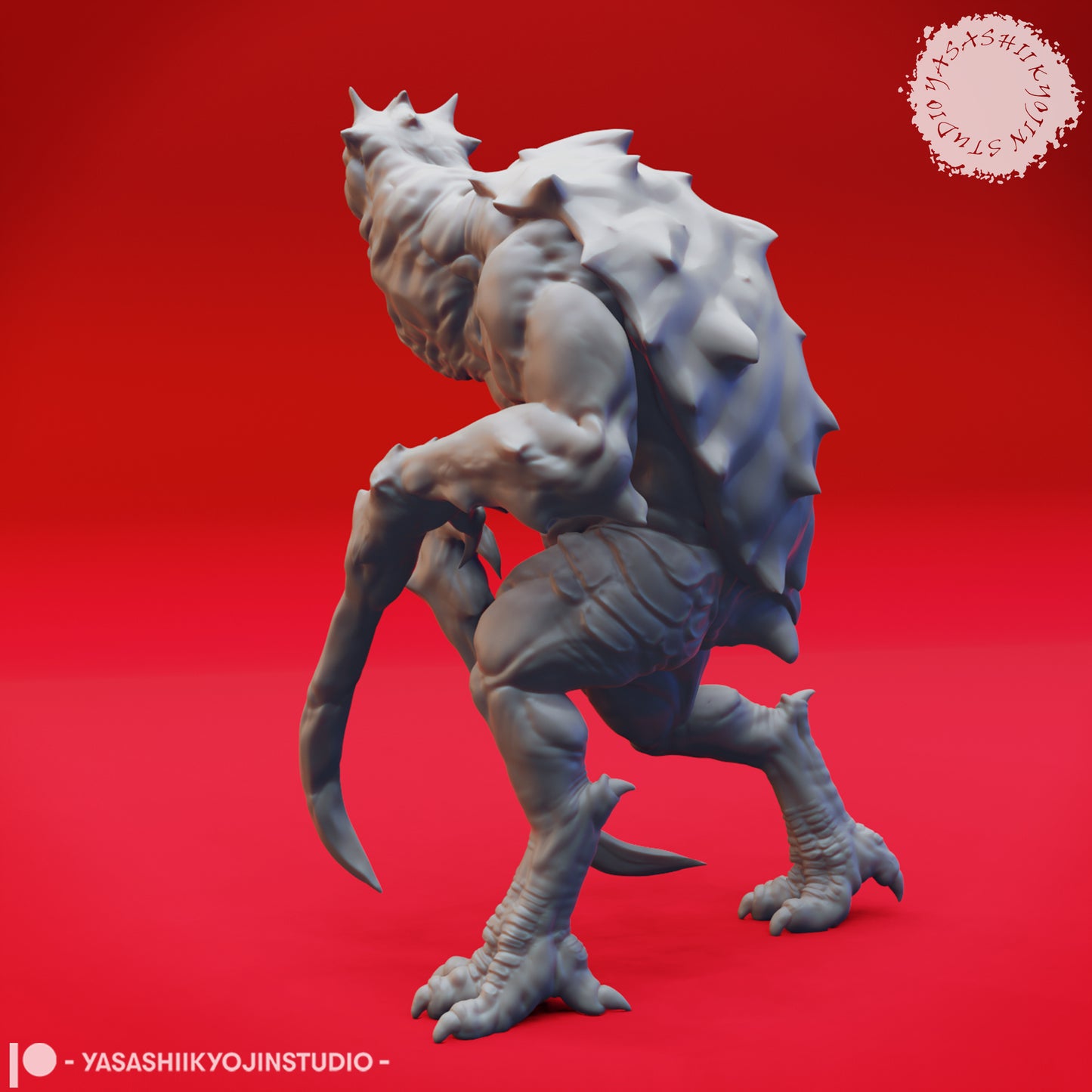 Hook Horror - Alert - Tabletop Miniature (Pre-Supported STL)