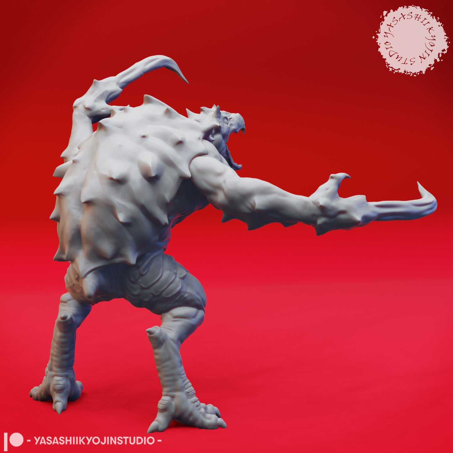 Hook Horror - Screeching - 3D Printed Mini for Tabletop Gaming, Dungeons and Dragons, Pathfinder, Kings of War and other RPG's