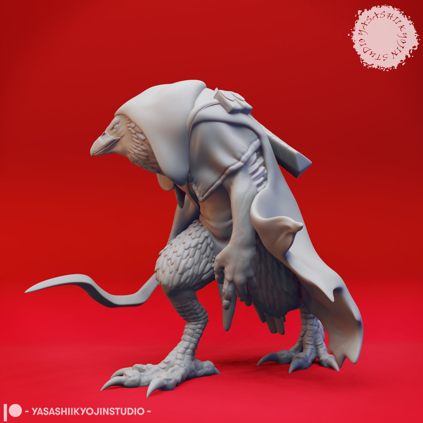 Kenku - Rogue - Tabletop Miniatures (Pre-Supported STL)