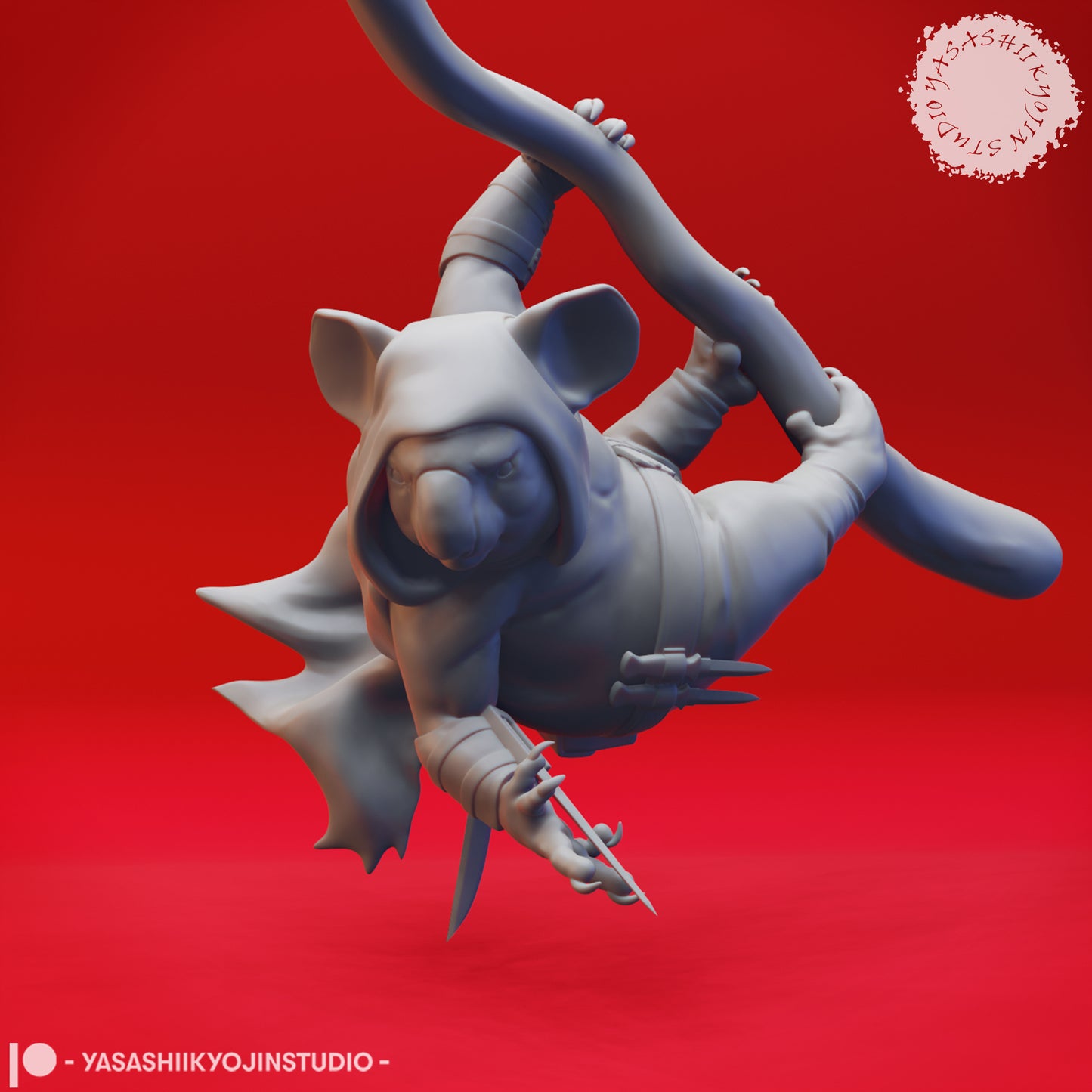 Koala-folk - 3D Printed Mini for Tabletop Gaming, Dungeons and Dragons, Pathfinder, Kings of War and other RPG's