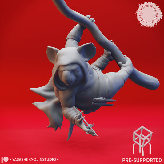 Koala-folk Rogue - Tabletop Miniature (Pre-Supported)