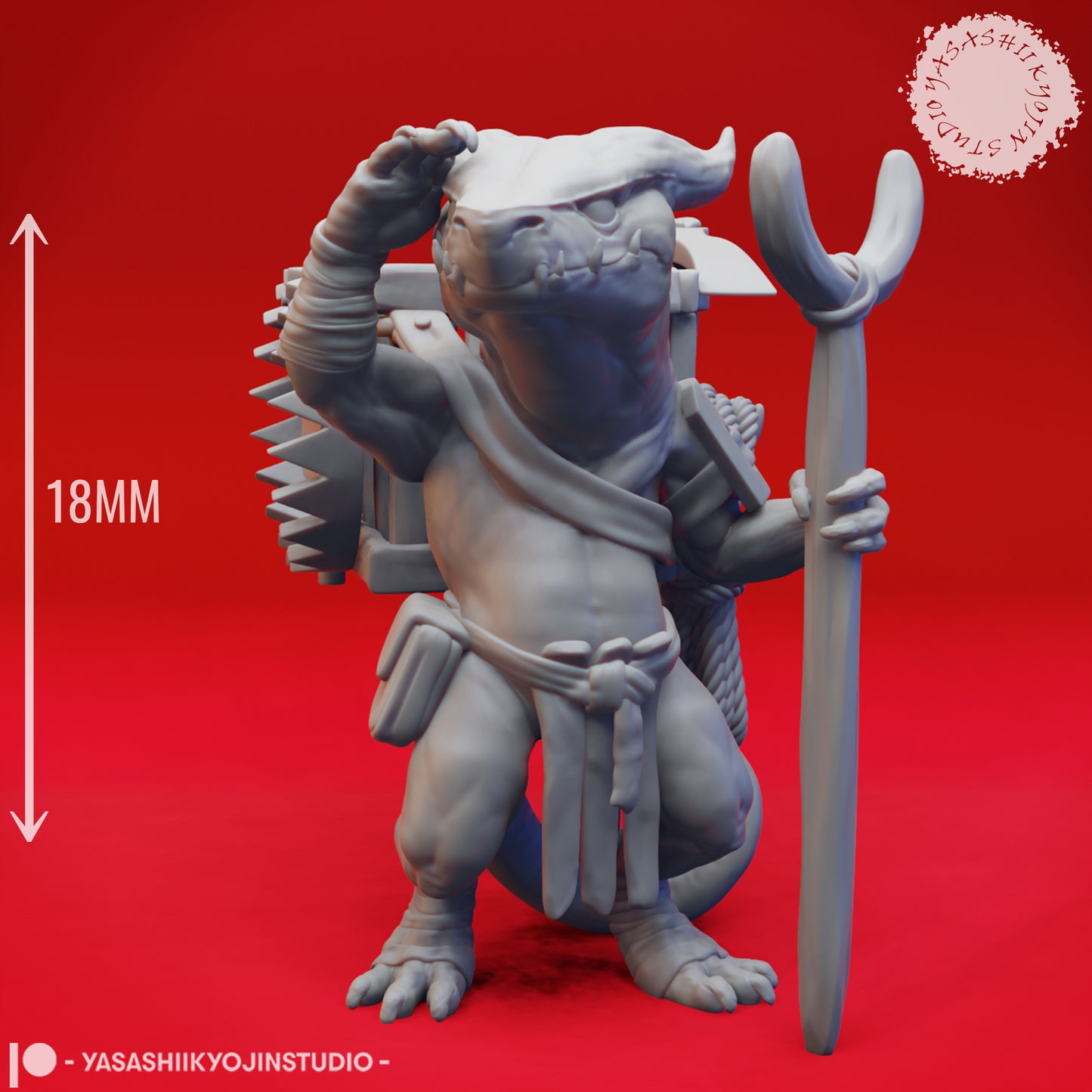 Kobold Mob - Bundle - 3D Printed Mini for Tabletop Gaming, Dungeons and Dragons, Pathfinder, Kings of War and other RPG's