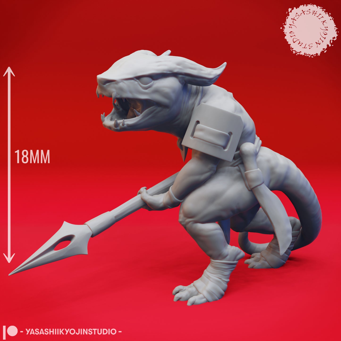 Kobold Mob - Bundle - 3D Printed Mini for Tabletop Gaming, Dungeons and Dragons, Pathfinder, Kings of War and other RPG's