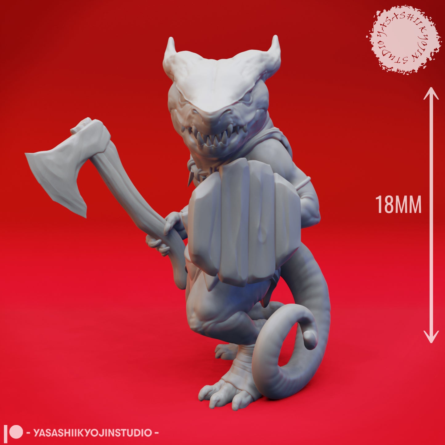 Kobold Mob - Bundle - 3D Printed Mini for Tabletop Gaming, Dungeons and Dragons, Pathfinder, Kings of War and other RPG's
