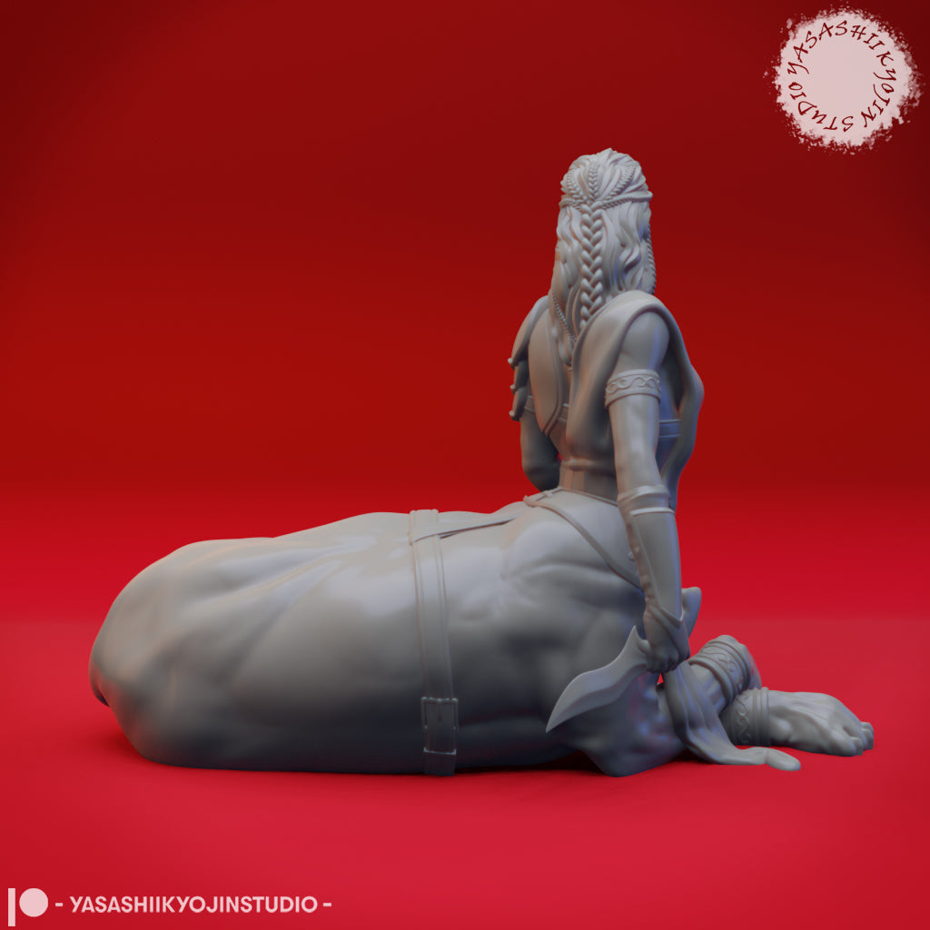 Lamia - 3D Printed Mini for Tabletop Gaming, Dungeons and Dragons, Pathfinder, Kings of War and other RPG's