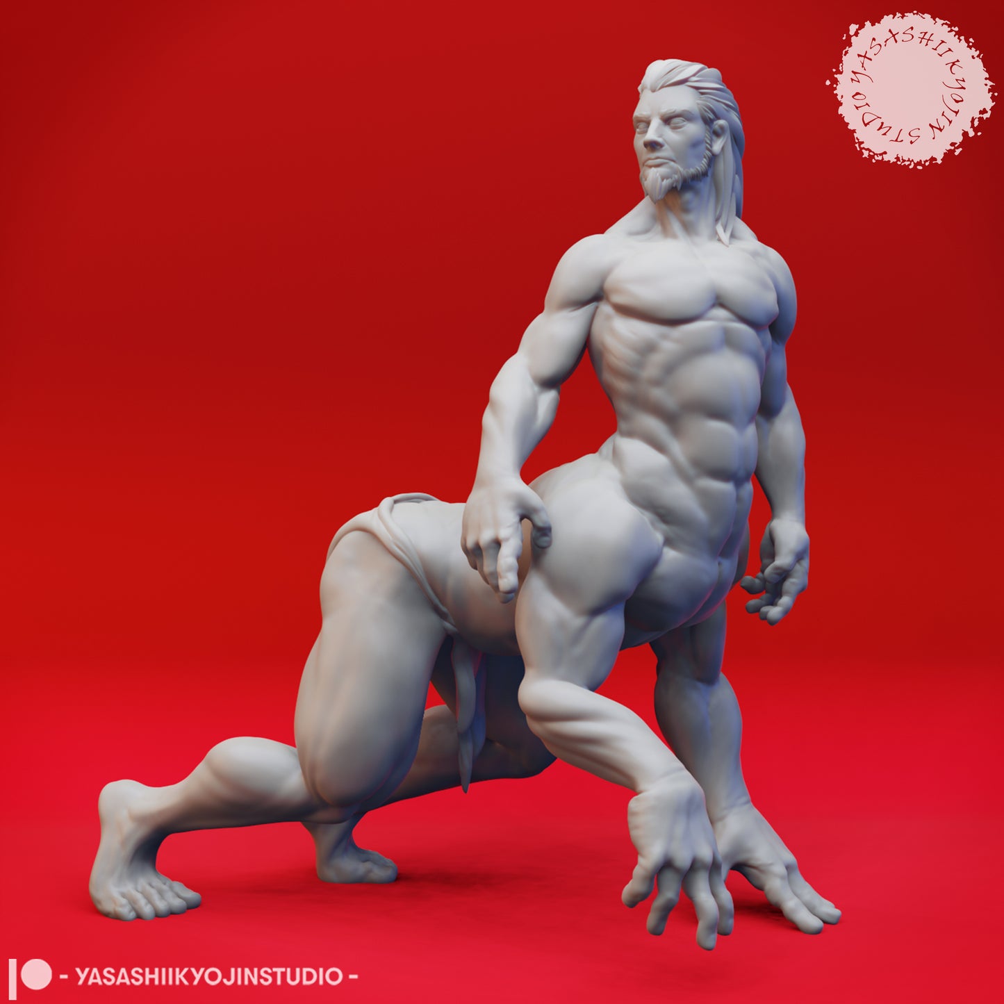 Mantaur - 3D Printed Mini for Tabletop Gaming, Dungeons and Dragons, Pathfinder, Kings of War and other RPG's
