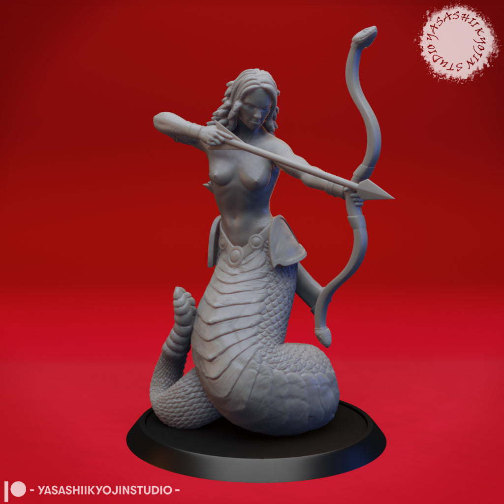 Medusa - 3D Printed Mini for Tabletop Gaming, Dungeons and Dragons, Pathfinder, Kings of War and other RPG's