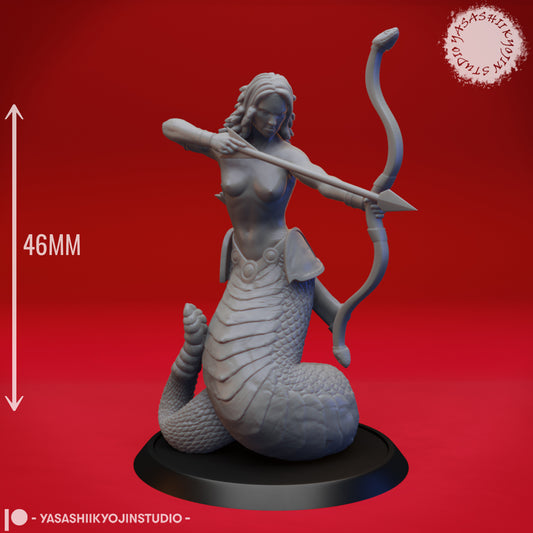 Medusa - 3D Printed Mini for Tabletop Gaming, Dungeons and Dragons, Pathfinder, Kings of War and other RPG's