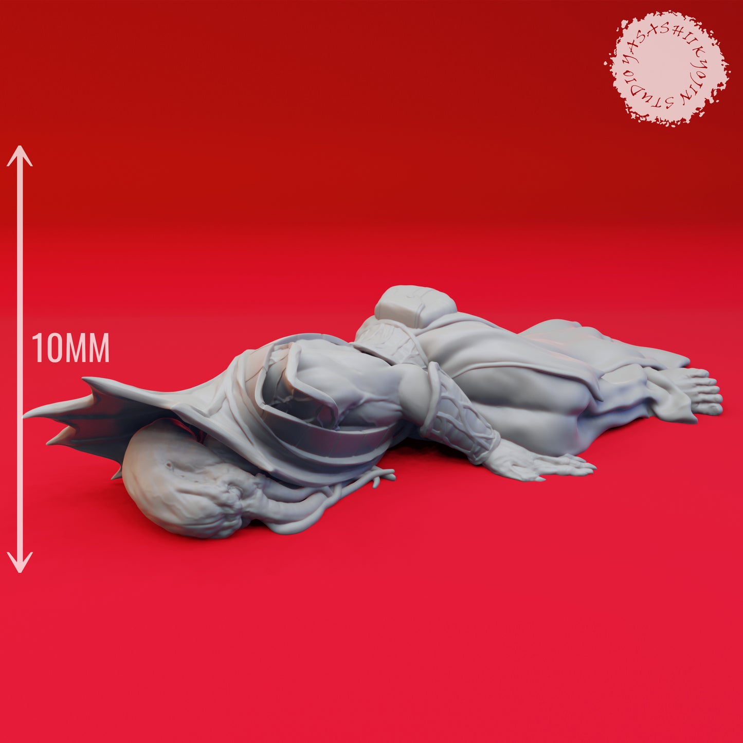 Mind Flayer - Defeated - Tabletop MIniature (Pre-Supported STL)