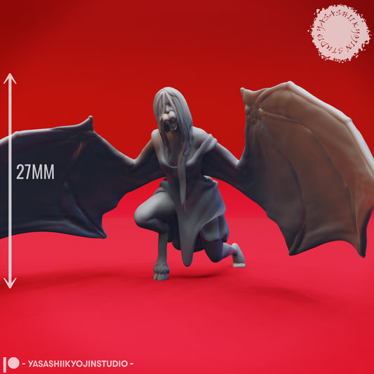 Mongrelfolk - Marzena - Agro - 3D Printed Mini for Tabletop Gaming, Dungeons and Dragons, Pathfinder, Kings of War and other RPG's