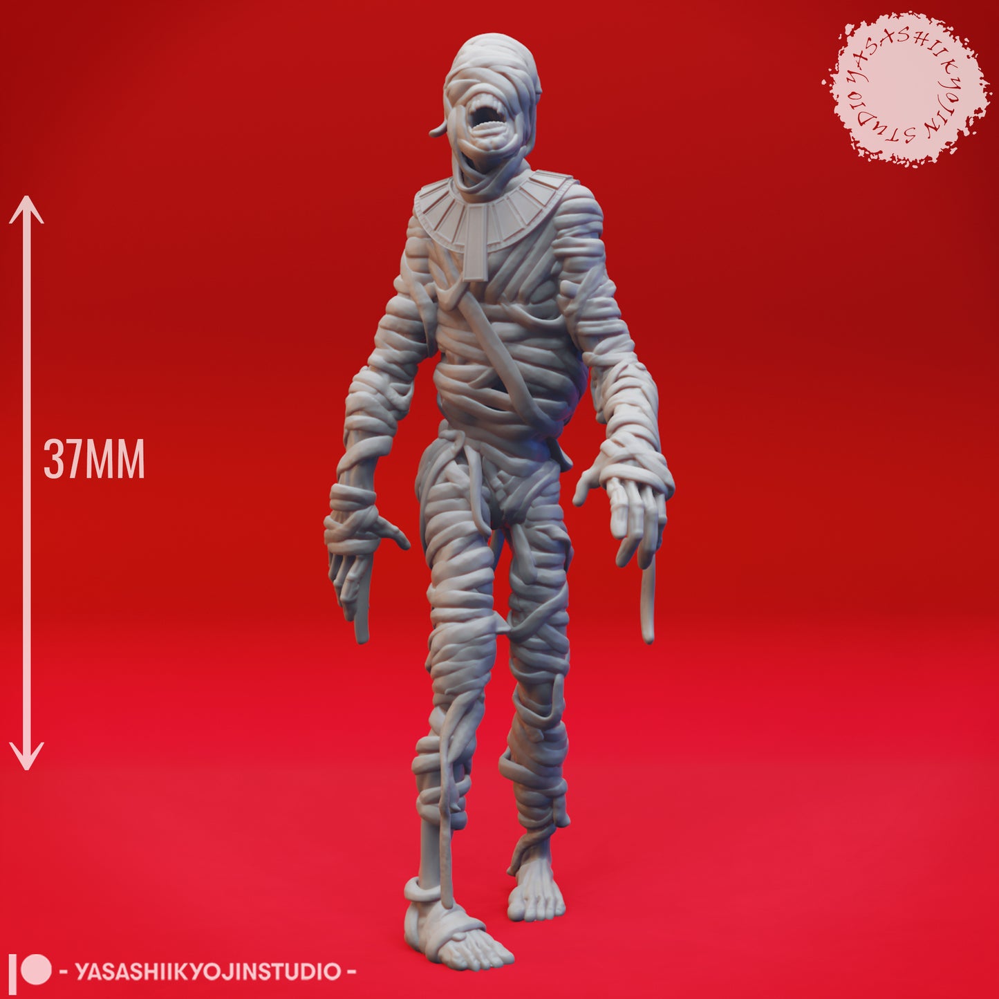 Mummy - Shambling - Tabletop Miniature (Pre-Supported STL)