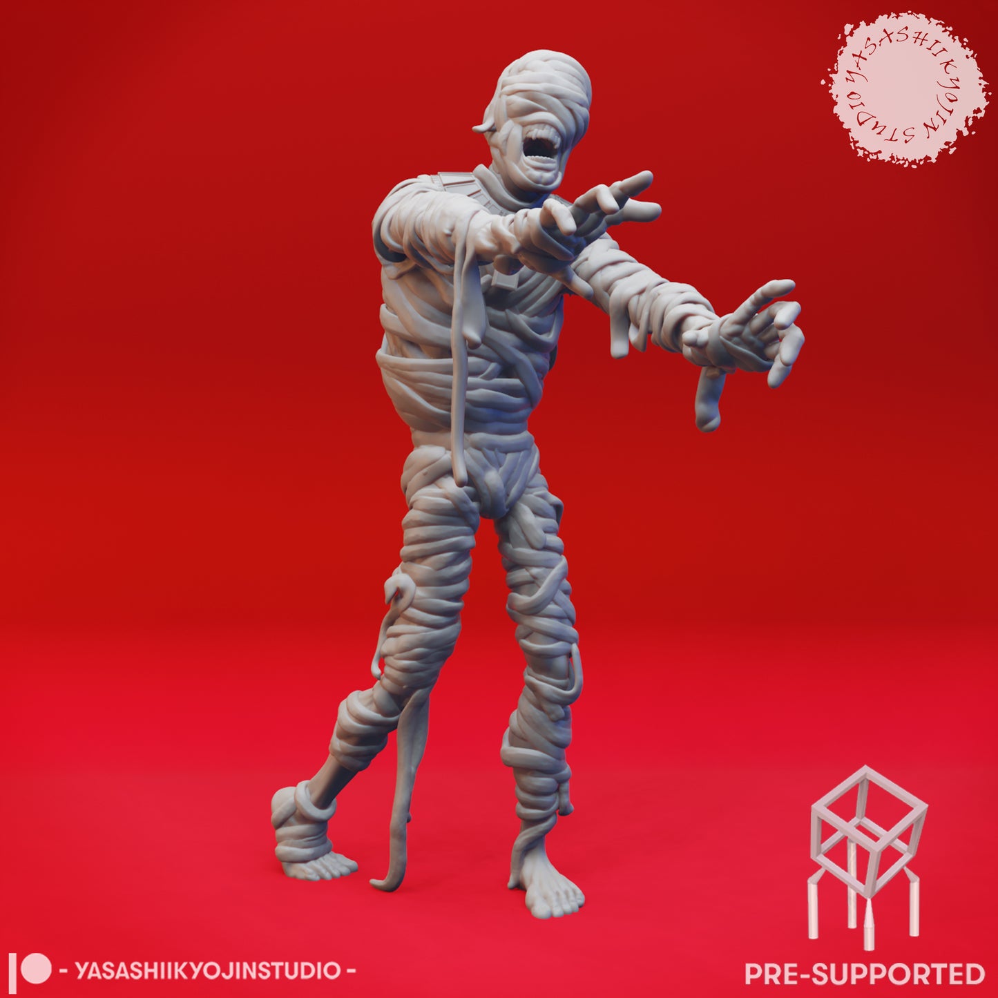 Tomb of Mummies - Tabletop Miniatures (Pre-Supported STL)