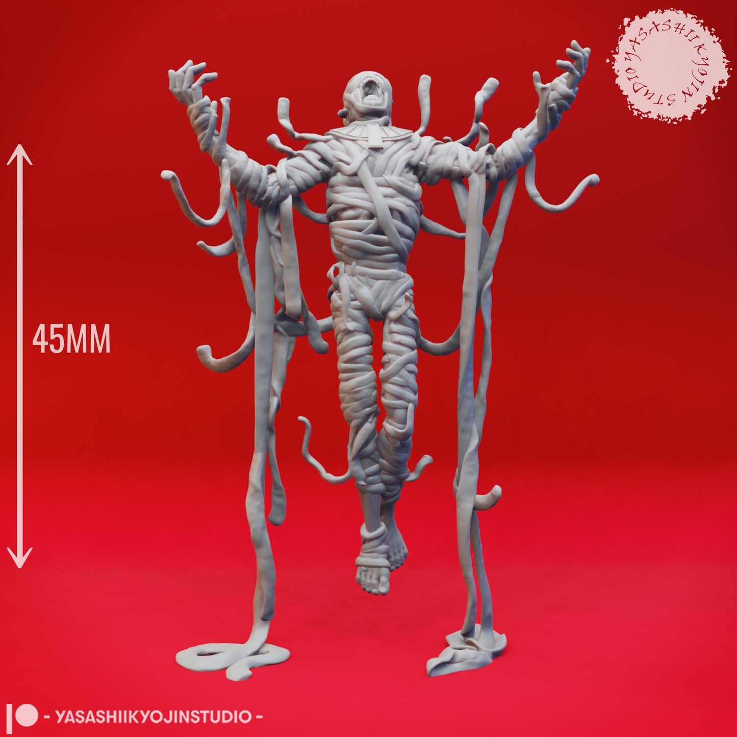 Mummy - Rising - Tabletop Miniature (Pre-Supported STL)