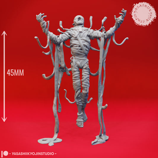 Mummy - Rising - 3D Printed Minis for Tabletop Gaming, Dungeons and Dragons, Pathfinder, Kings of War and other RPG's