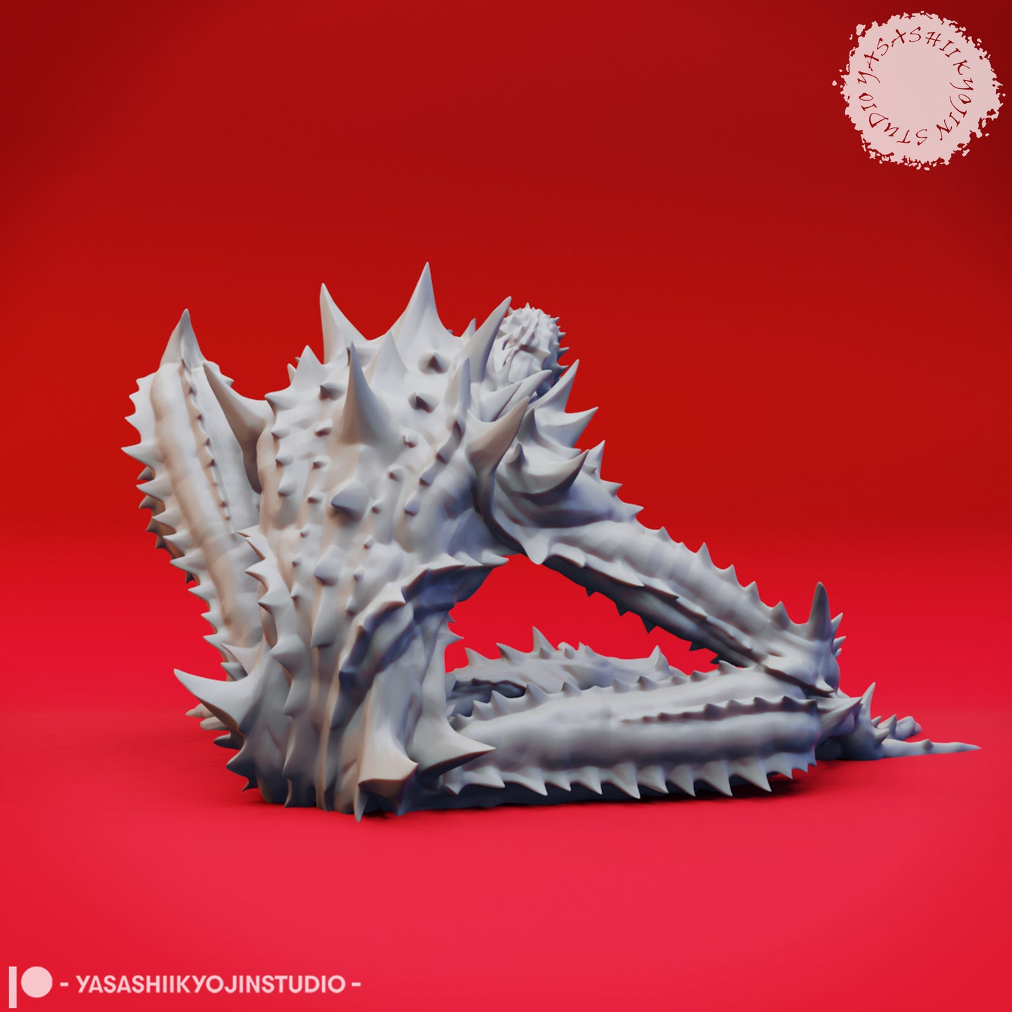 Needle Blight - Hunched - 3D Printed Minis for Tabletop Gaming, Dungeons and Dragons, Pathfinder, Kings of War and other RPG's