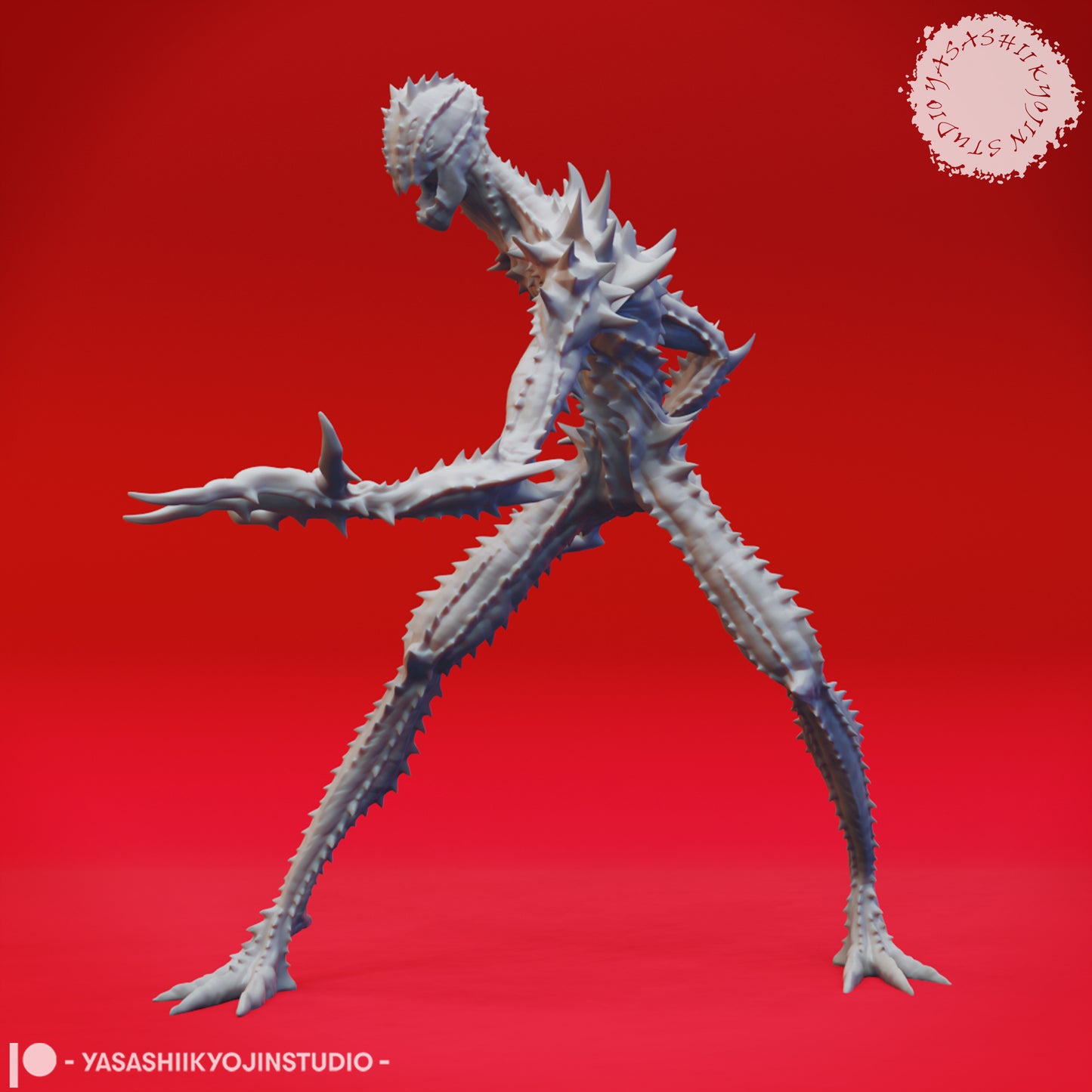 Needle Blight - Alert - 3D Printed Minis for Tabletop Gaming, Dungeons and Dragons, Pathfinder, Kings of War and other RPG's