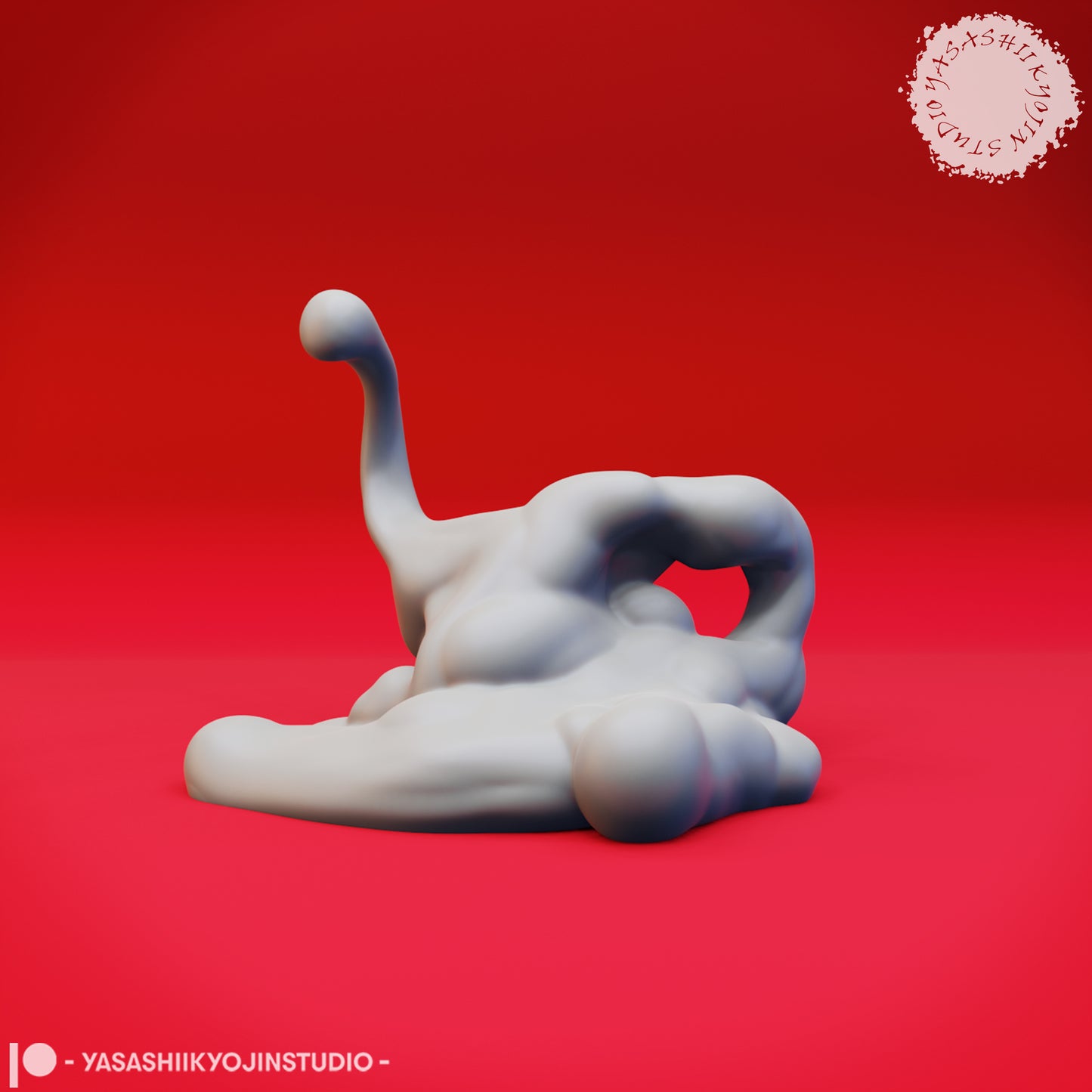 Ochre Jelly - Blob- 3D Printed Mini for Tabletop Gaming, Dungeons and Dragons, Pathfinder, Kings of War and other RPG's