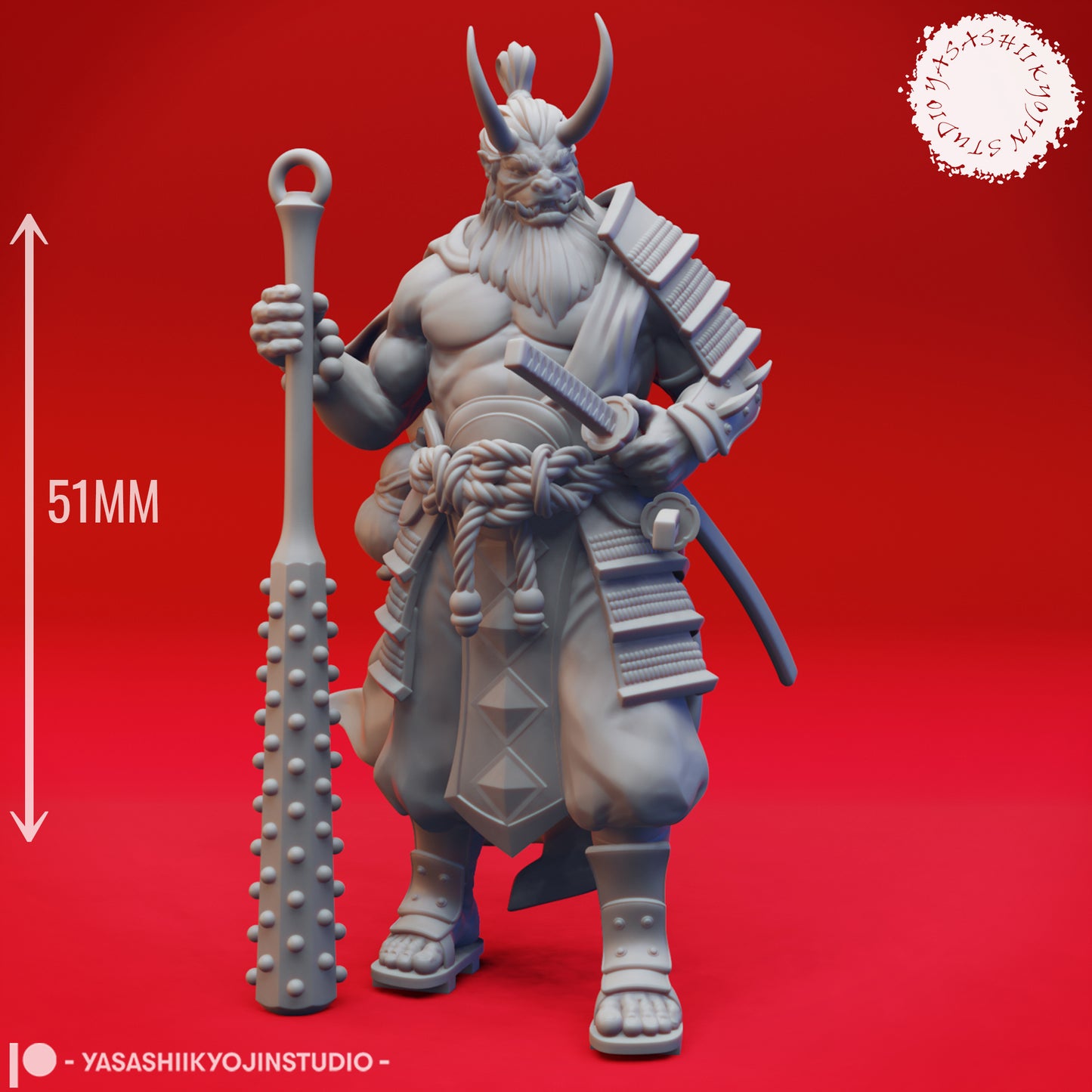 Oni Clan - Bundle - 3D Printed Mini for Tabletop Gaming, Dungeons and Dragons, Pathfinder, Kings of War and other RPG's