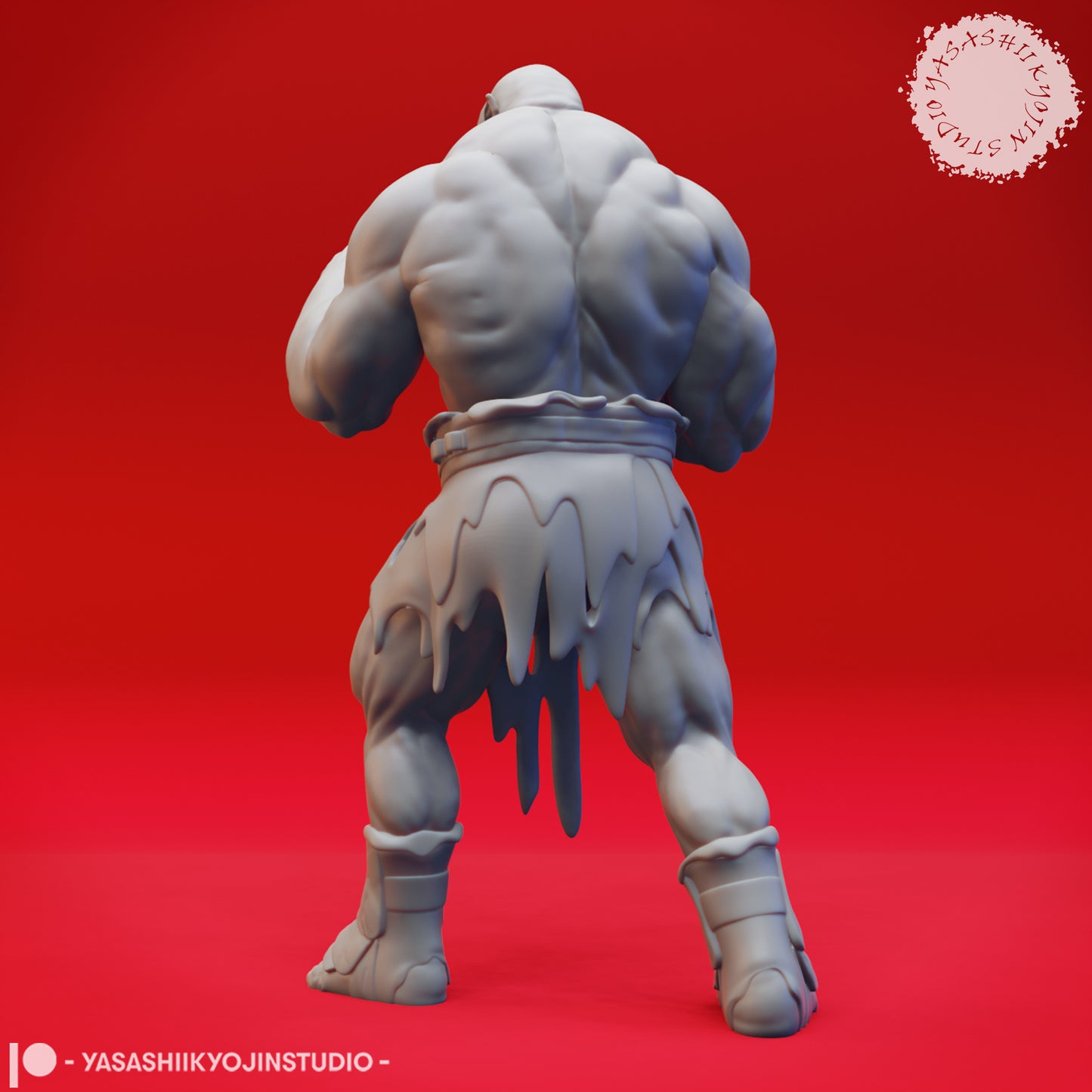Orc - Brawler - 3D Printed Mini for Tabletop Gaming, Dungeons and Dragons, Pathfinder, Kings of War and other RPG's
