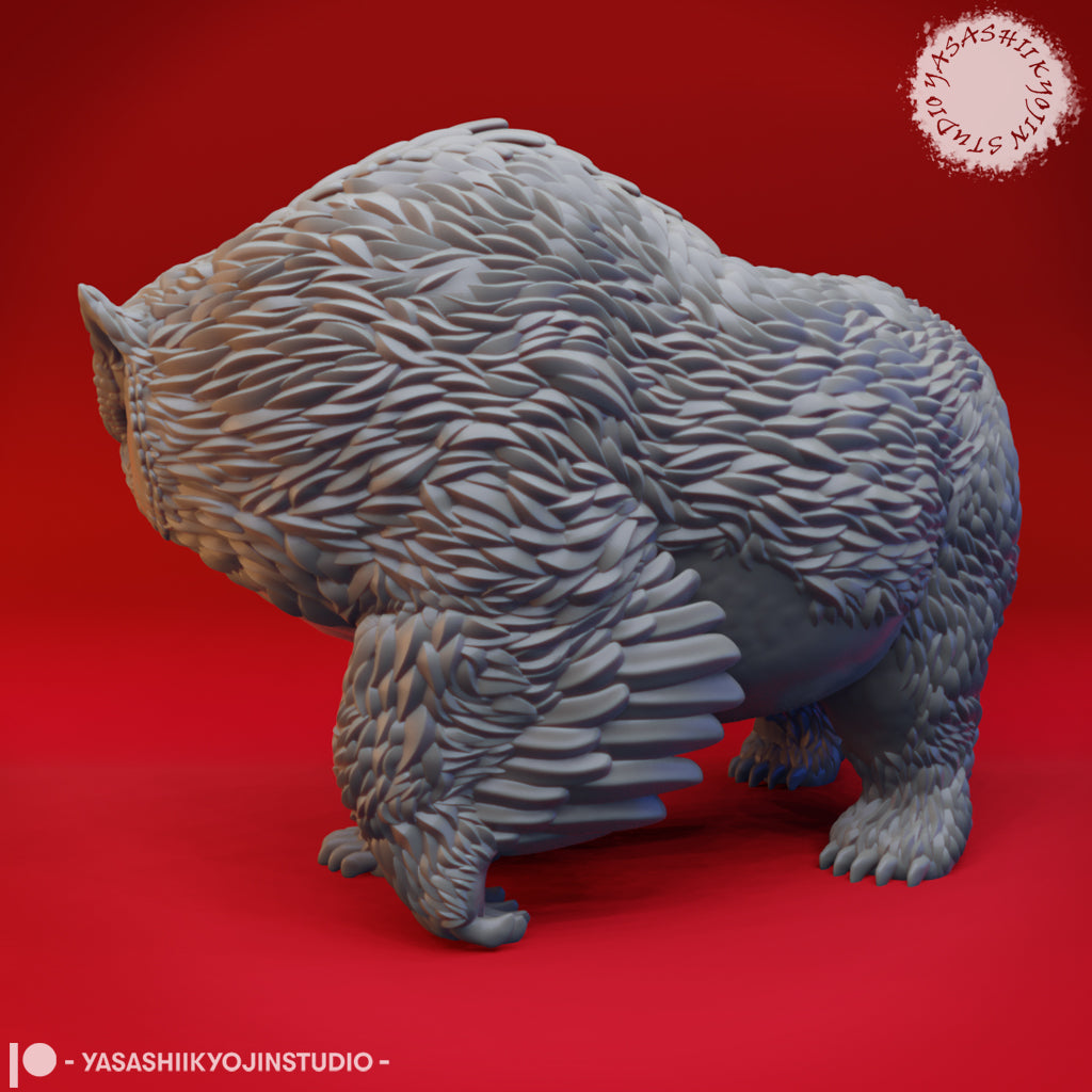 Owlbear - 3D Printed Mini for Tabletop Gaming, Dungeons and Dragons, Pathfinder, Kings of War and other RPG's