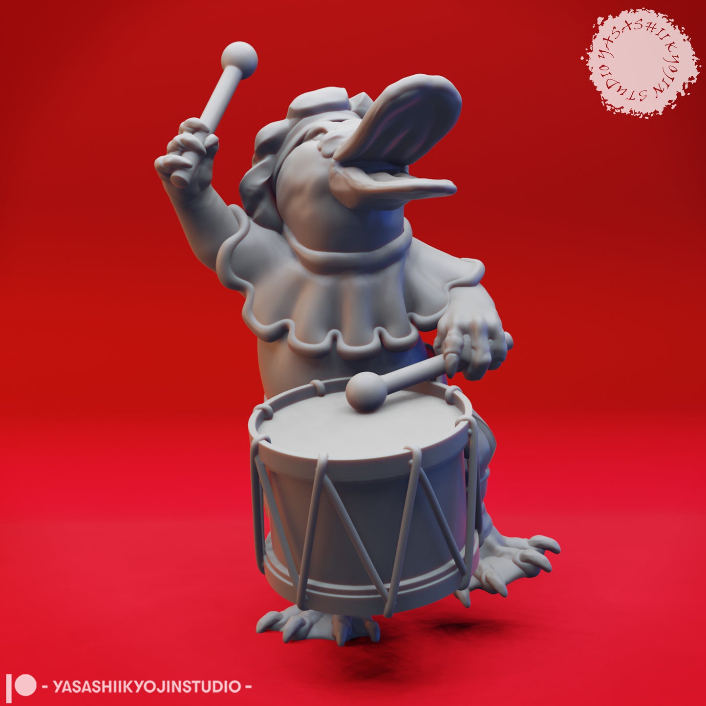 Platy-folk - 3D Printed Mini for Tabletop Gaming, Dungeons and Dragons, Pathfinder, Kings of War and other RPG's