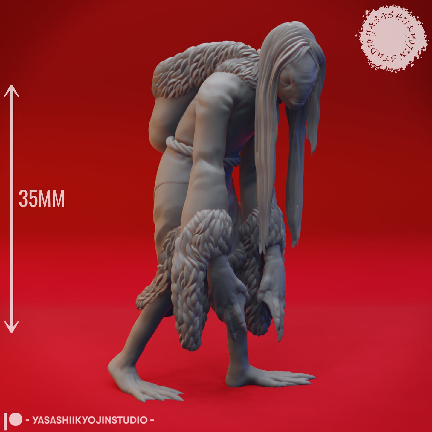 Qalupalik - 3D Printed Mini for Tabletop Gaming, Dungeons and Dragons, Pathfinder, Kings of War and other RPG's