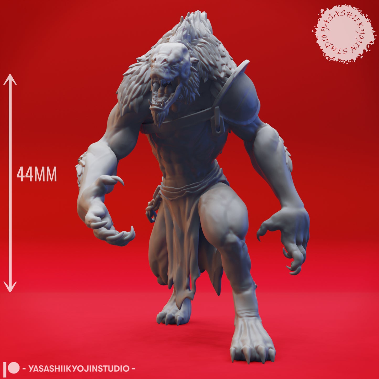 Quaggoth - Warchief - Tabletop Miniatures (Pre-Supported STL)
