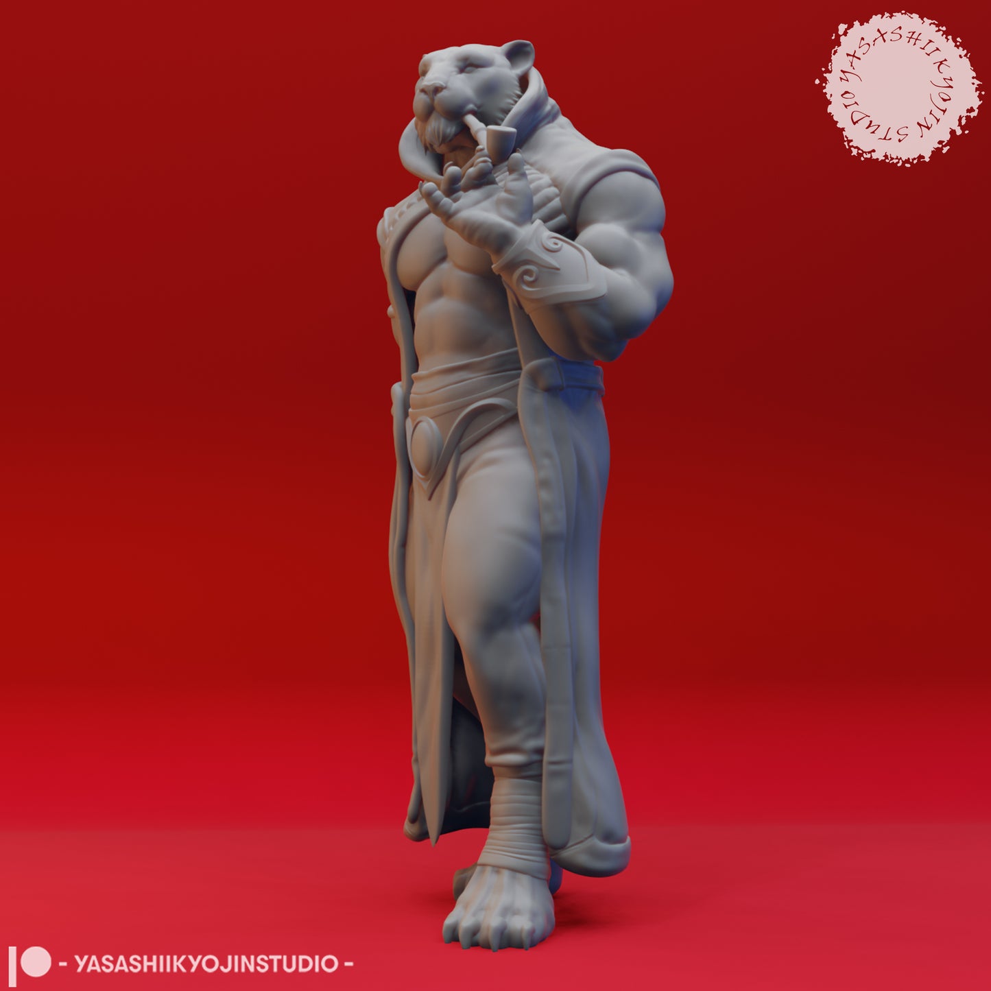 Rakshasa - 3D Printed Mini for Tabletop Gaming, Dungeons and Dragons, Pathfinder, Kings of War and other RPG's