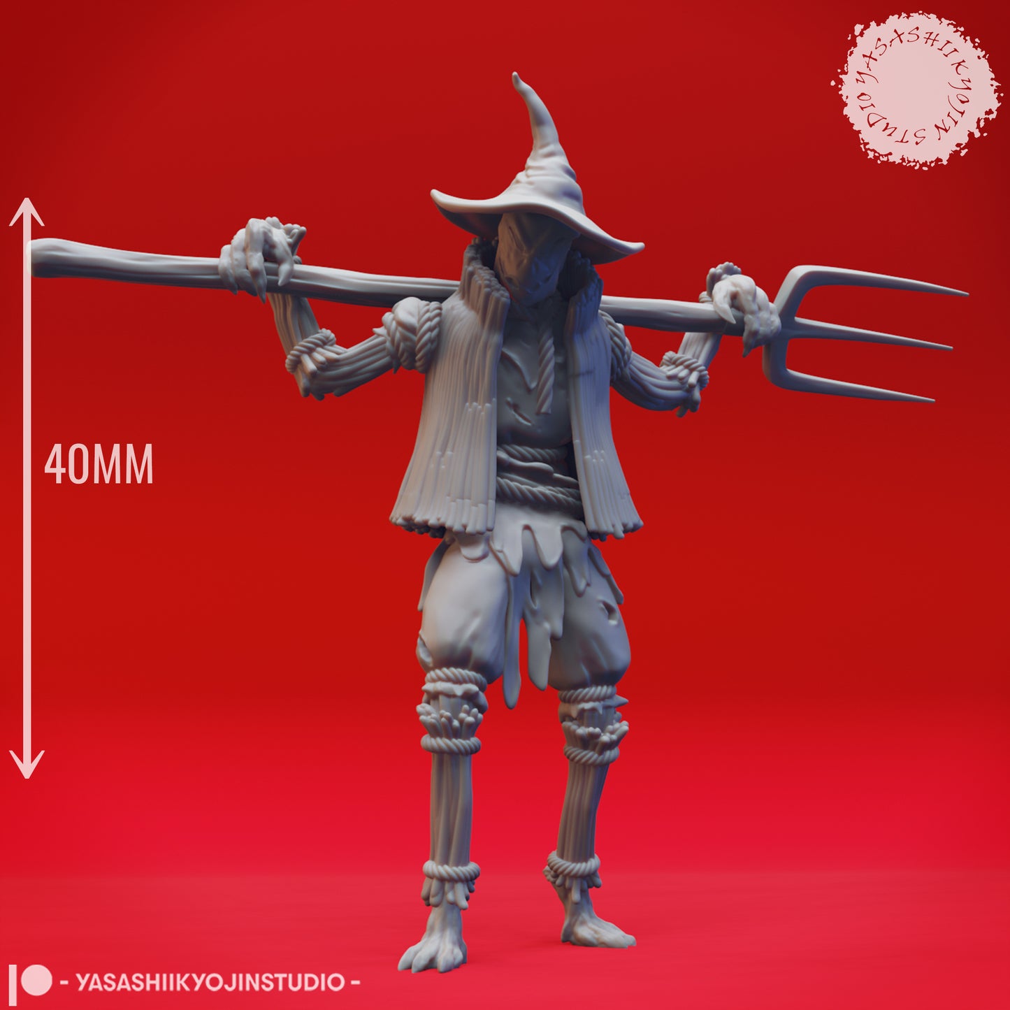 Scarecrow Horde - Bundle - 3D Printed Minis for Tabletop Gaming, Dungeons and Dragons, Pathfinder, Kings of War and other RPG's
