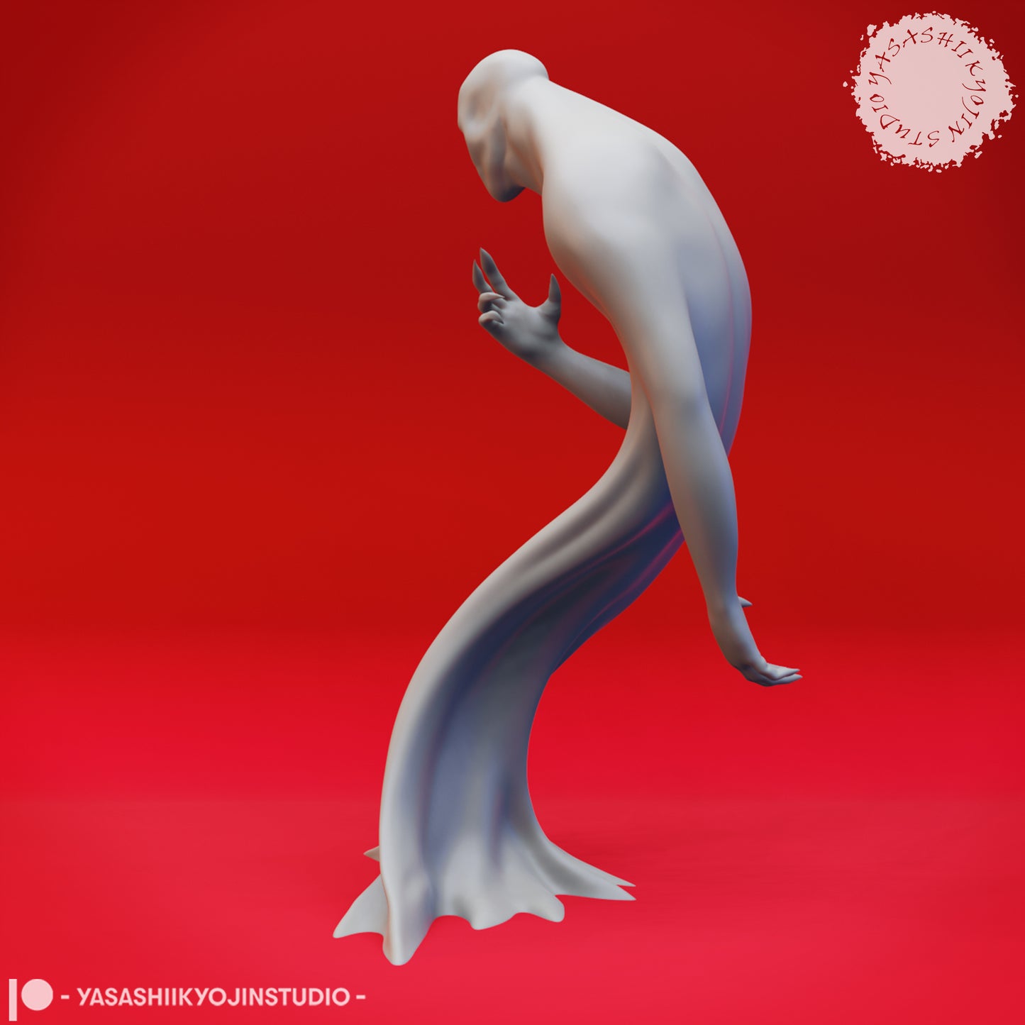 Shadow - Active - 3D Printed Mini for Tabletop Gaming, Dungeons and Dragons, Pathfinder, Kings of War and other RPG's