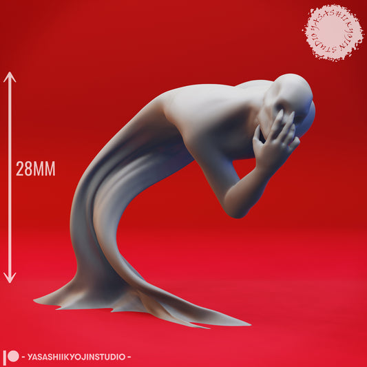 Shadow - Stalking - 3D Printed Mini for Tabletop Gaming, Dungeons and Dragons, Pathfinder, Kings of War and other RPG's