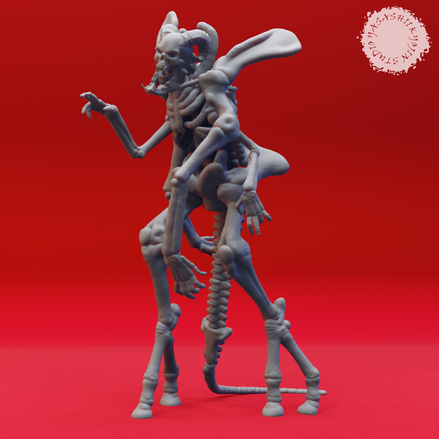 Bone Golem - 3D Printed Mini for Tabletop Gaming, Dungeons and Dragons, Pathfinder, Kings of War and other RPG's
