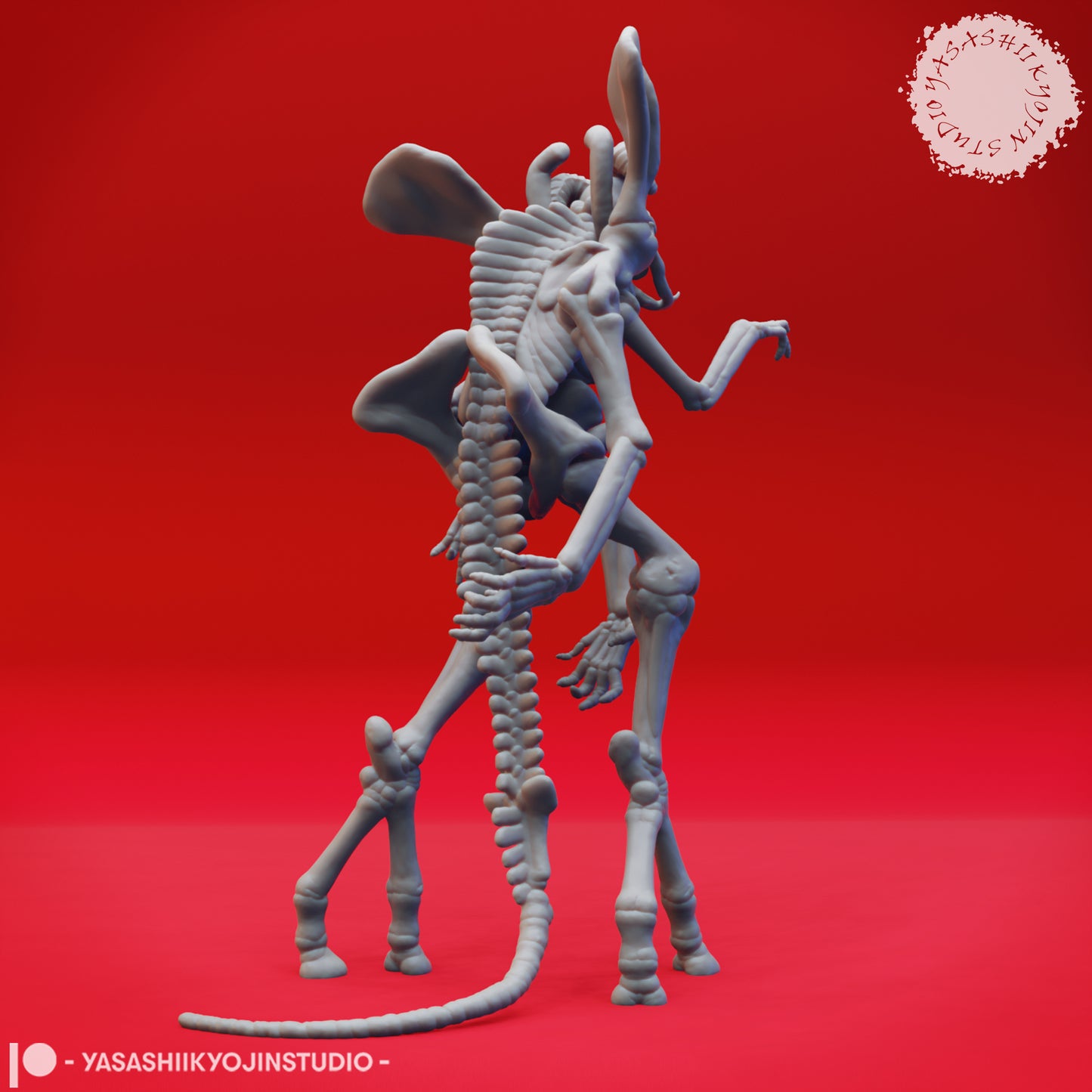 Bone Golem - 3D Printed Mini for Tabletop Gaming, Dungeons and Dragons, Pathfinder, Kings of War and other RPG's